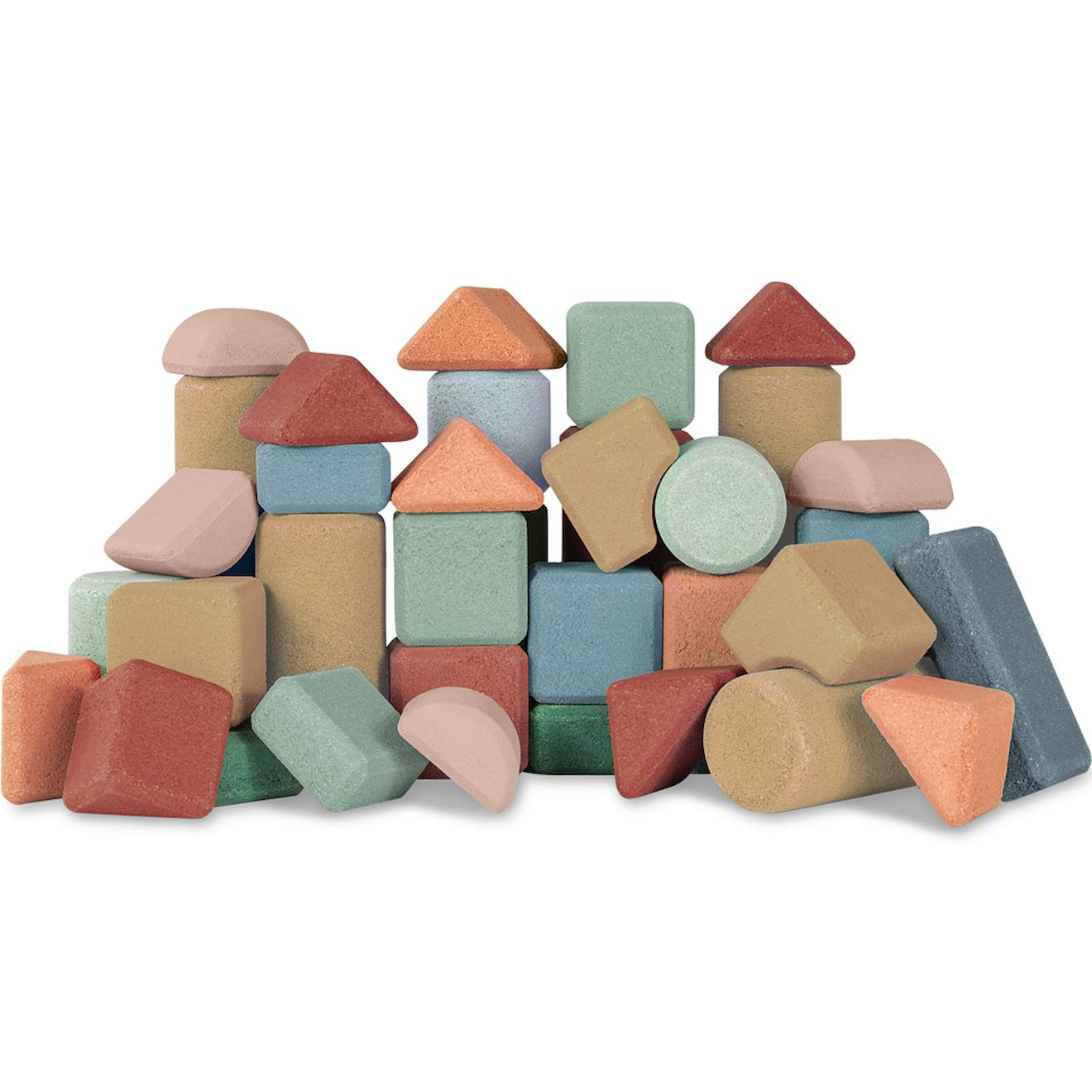 Blocs De Construction En Liège Multicolore