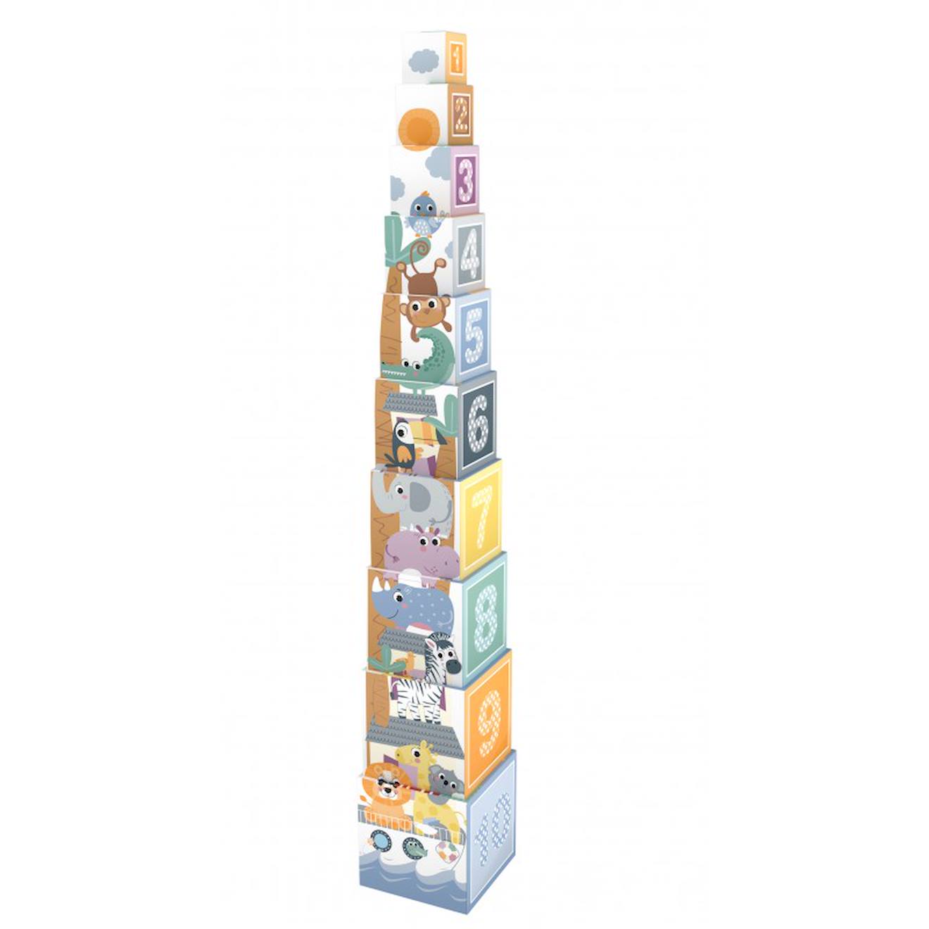 Cubes Gigognes 10 Blocs Gris