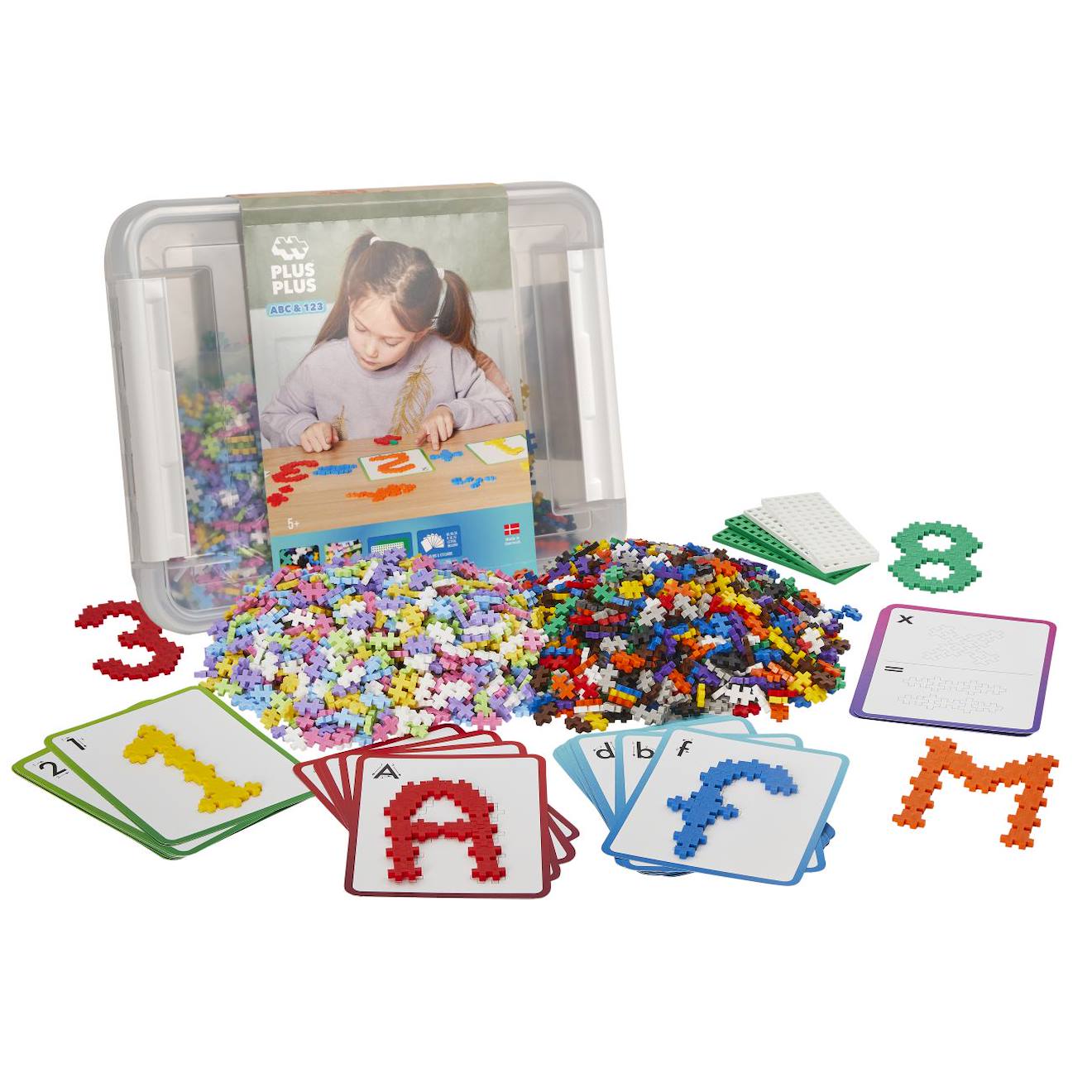 Coffre Découverte Abc & 123 - 2000 Pcs Multicolore