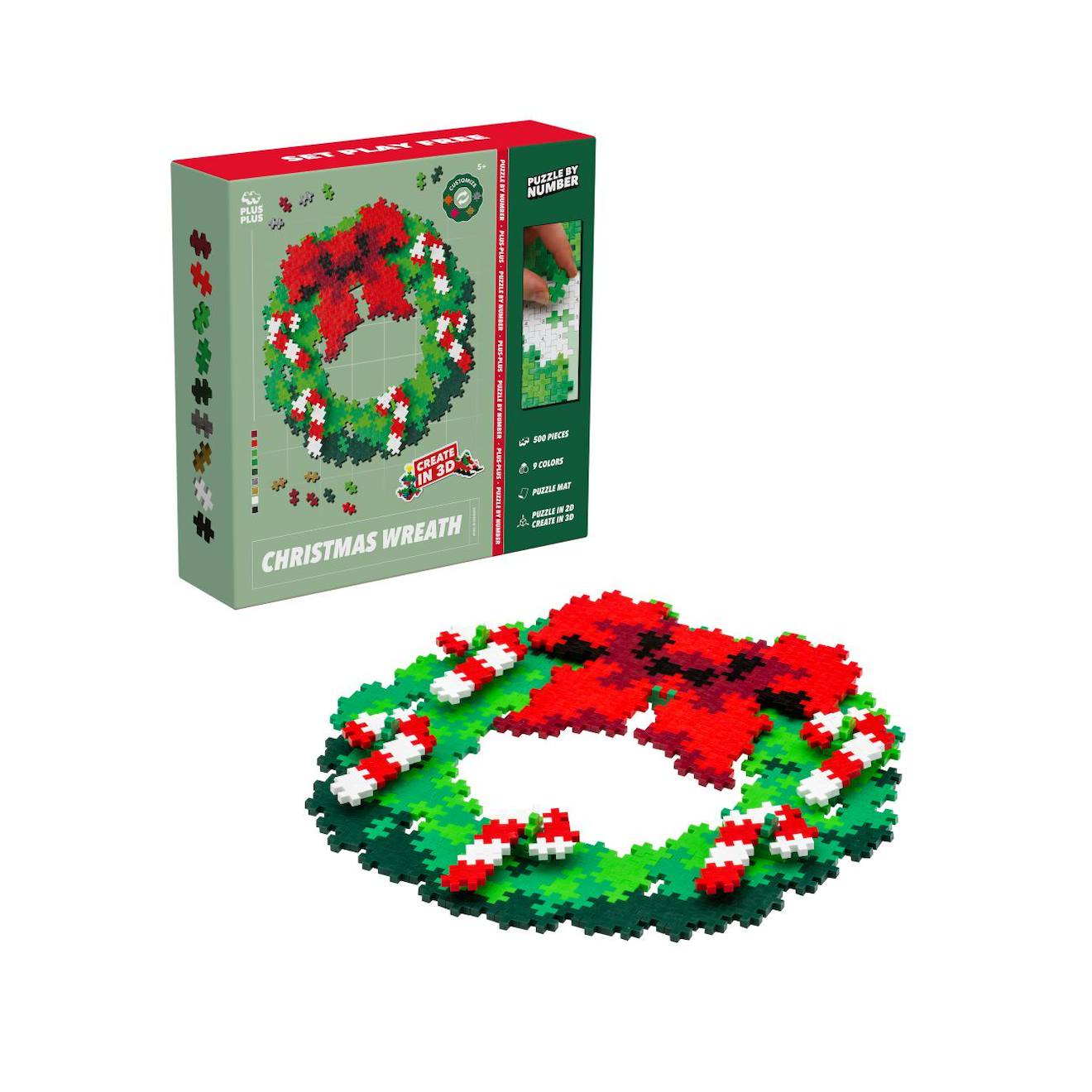 Puzzle Couronne De Noël 500 Pcs Multicolore