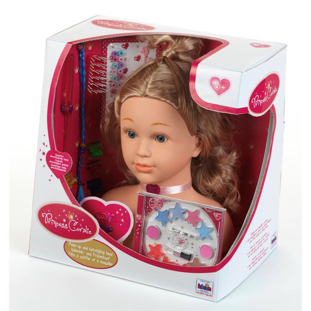 Tête À Coiffer Et À Maquiller De 33 Cm Multicolore