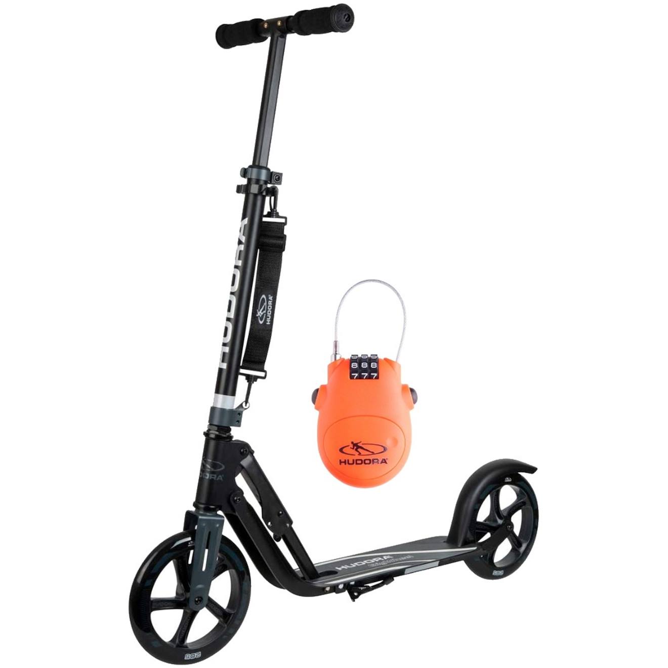 Trottinette Alluminium Et Cadenas Noir