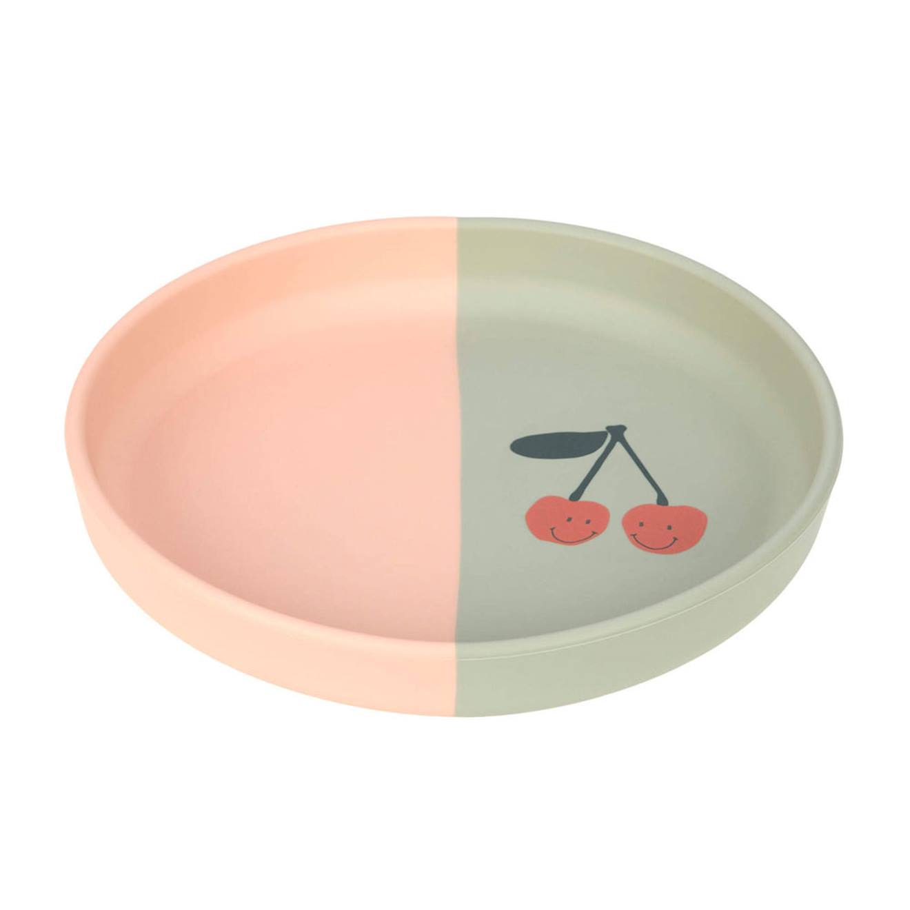 Assiette En Silicone - Happy Fruits Rose (Lassig) - Image 2