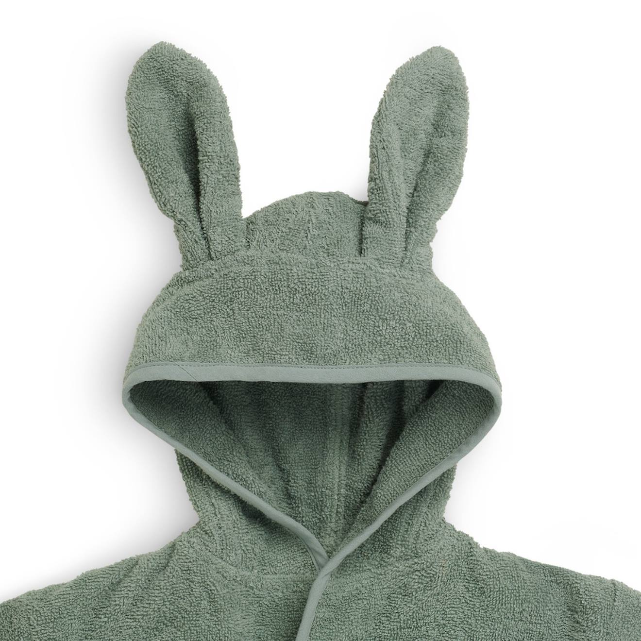 Peignoir Enfant En Coton Vert (Jollein) - Image 2