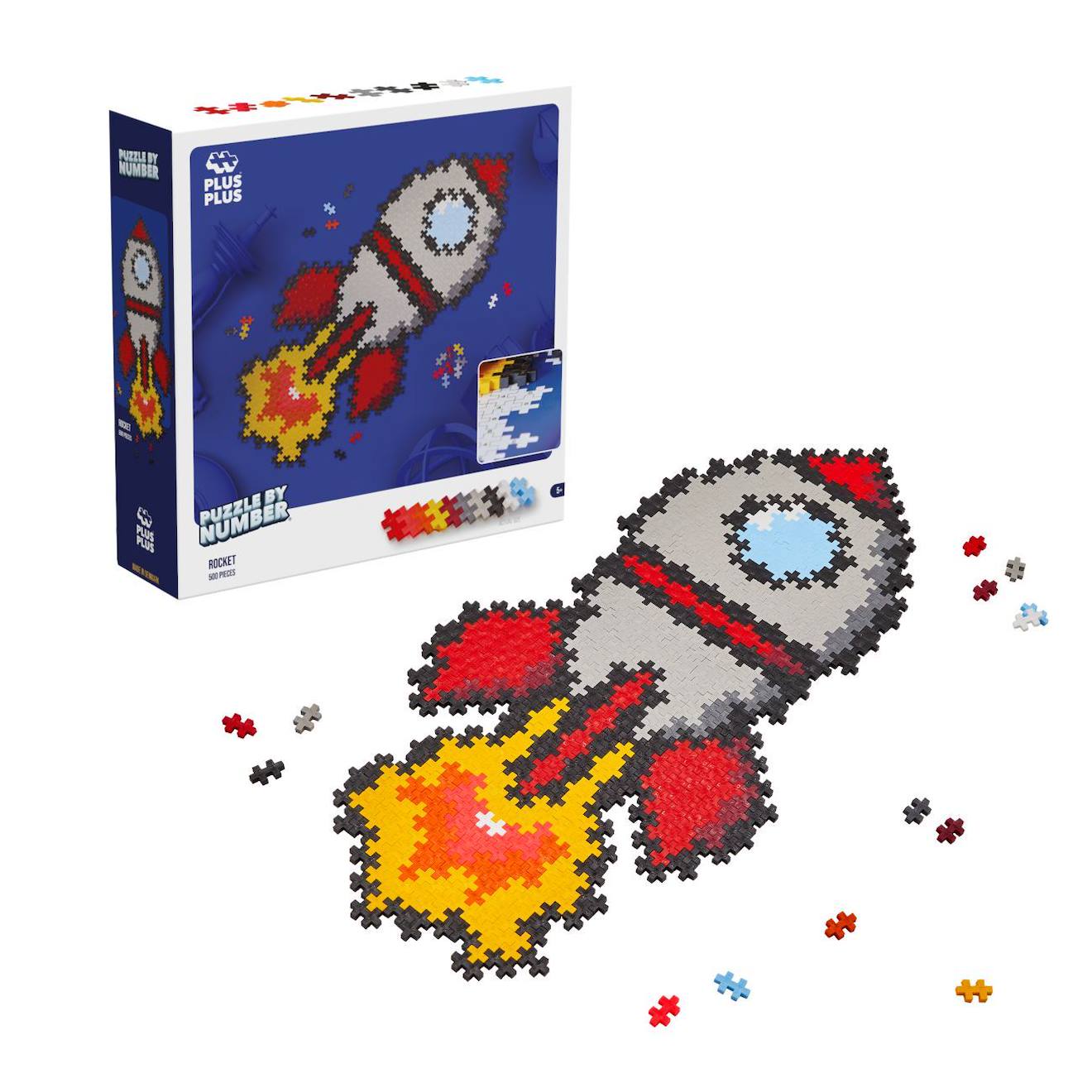 Puzzle Fusée 500 Pcs Multicolore