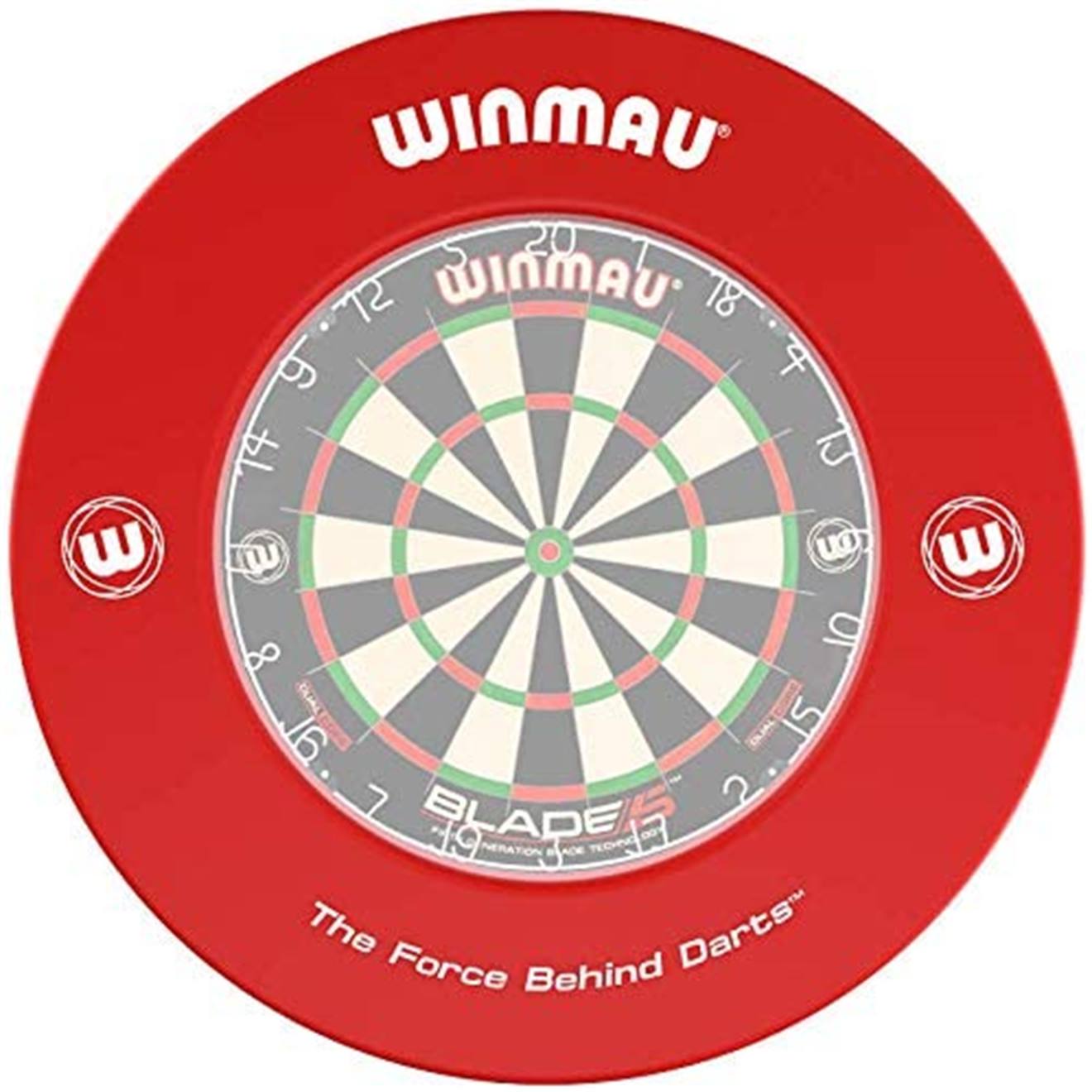 Contour Rouge Imprimé 4405 Pour Jeu De Fléchettes Winmau Rouge
