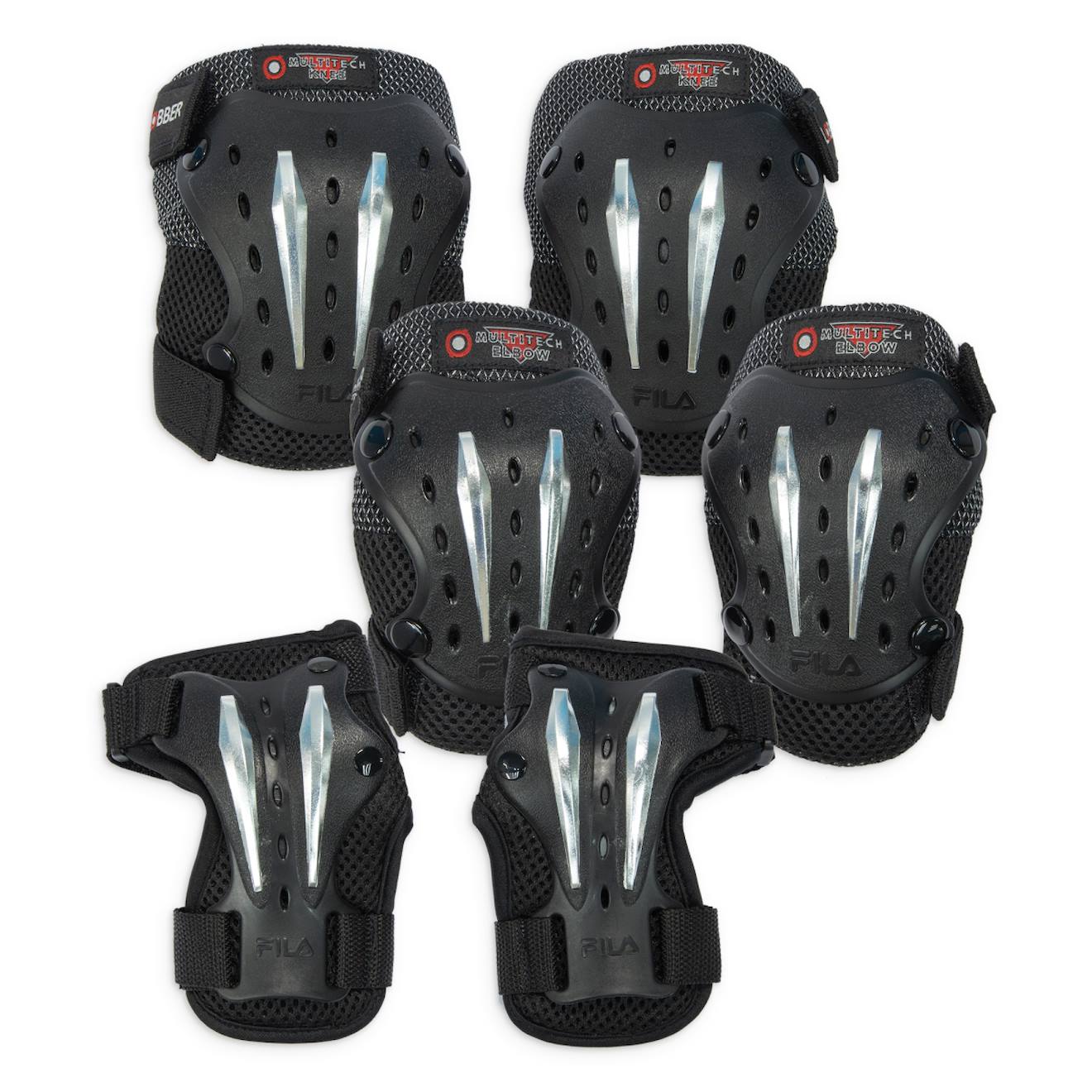 Set De 3 Protections Enfant Noir