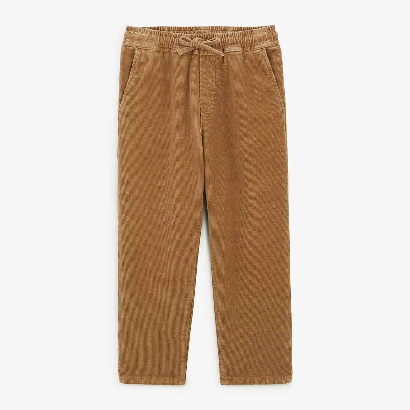 Chino 734 Junior En Velours Taille Élastique Beige