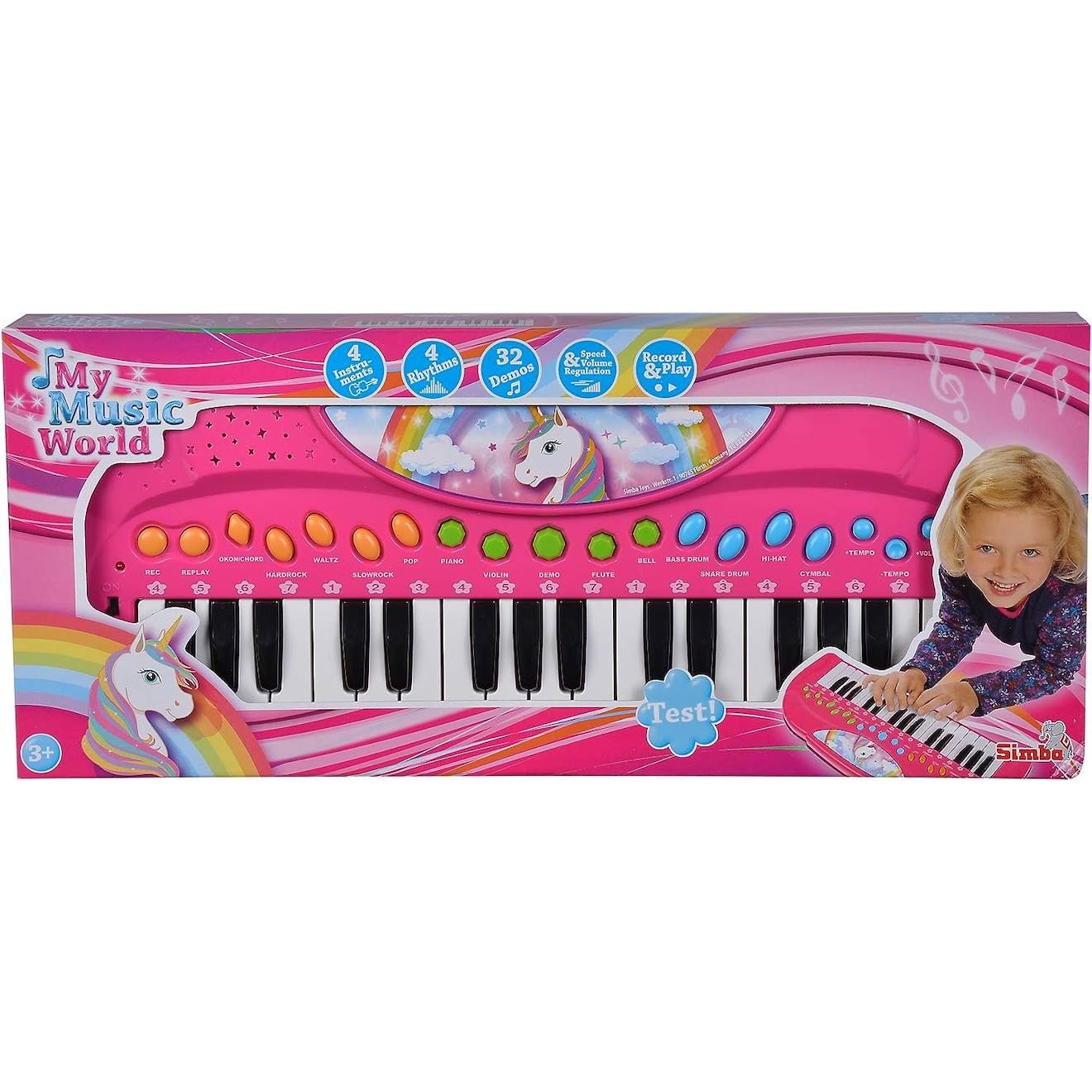 Clavier Licorne Rose