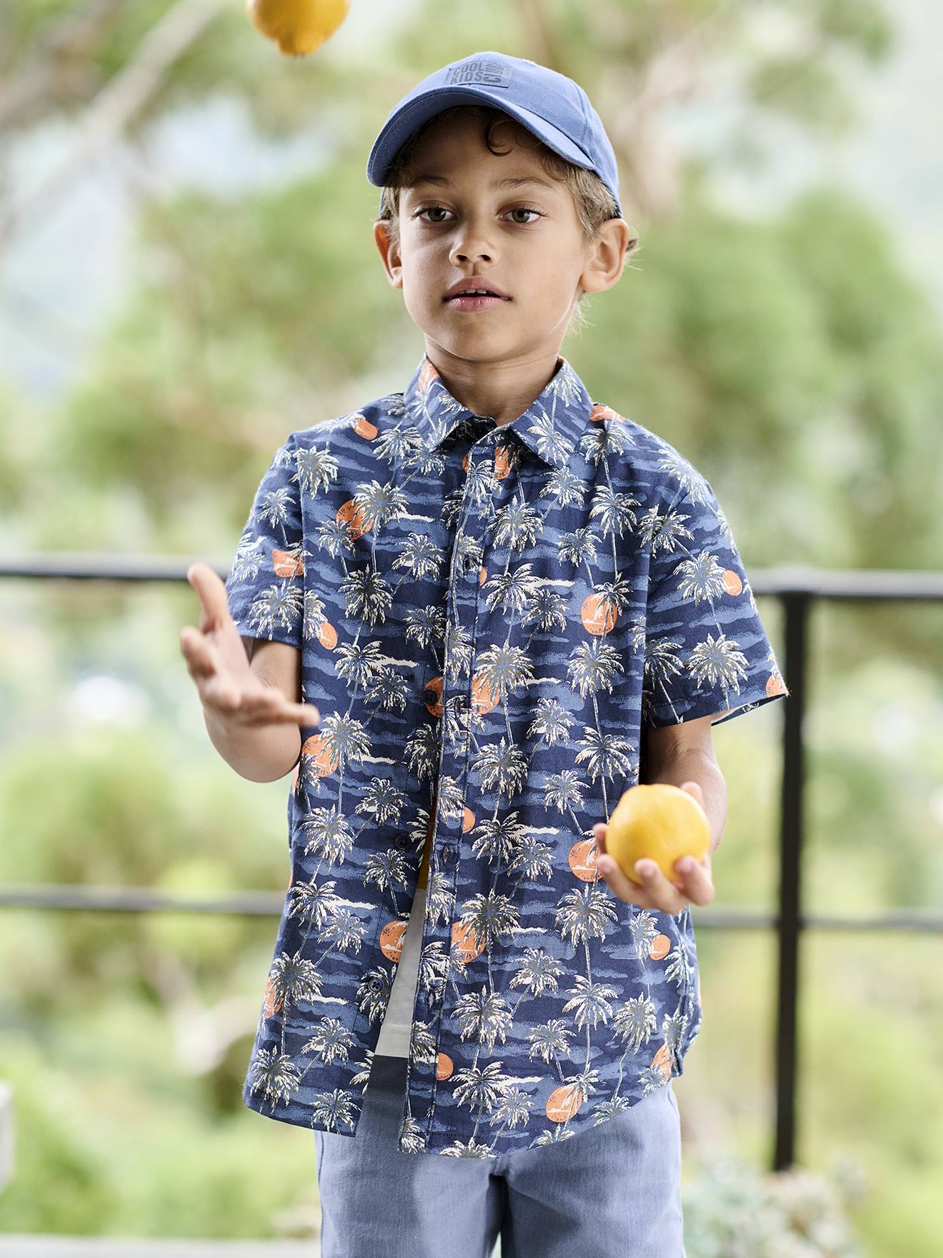 Chemise garçon marine