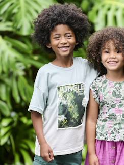 Garçon-T-shirt, polo, sous-pull-T-shirt tie & dye motif photoprint garçon