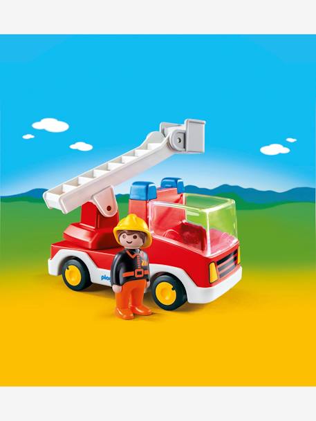 6967 Camion de pompier 123 Playmobil ROUGE 3 - vertbaudet enfant 