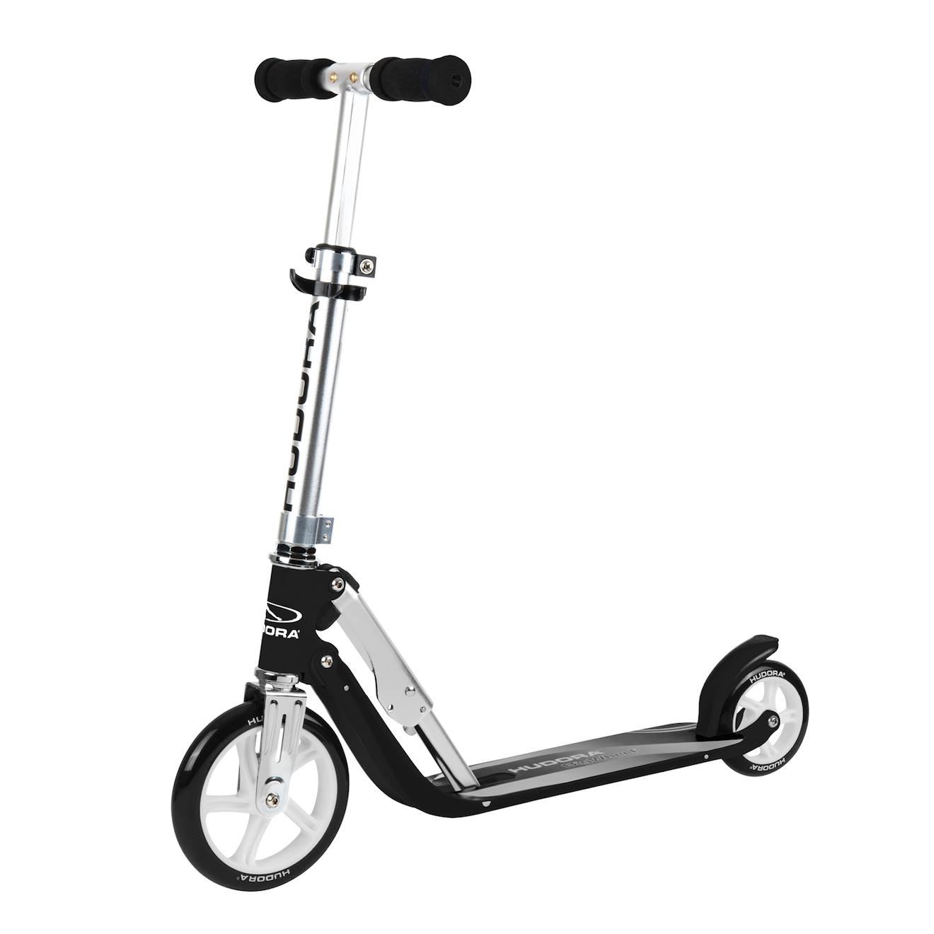 Little Bigwheel Scooter Noir Noir Et Argent