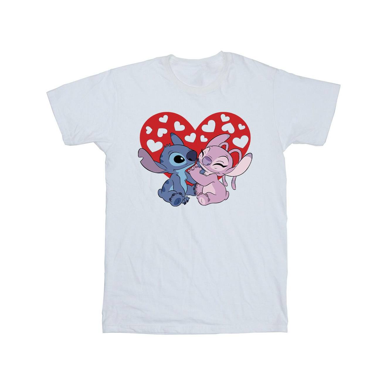 T-shirt Lilo & Stitch Coton Disney Blanc