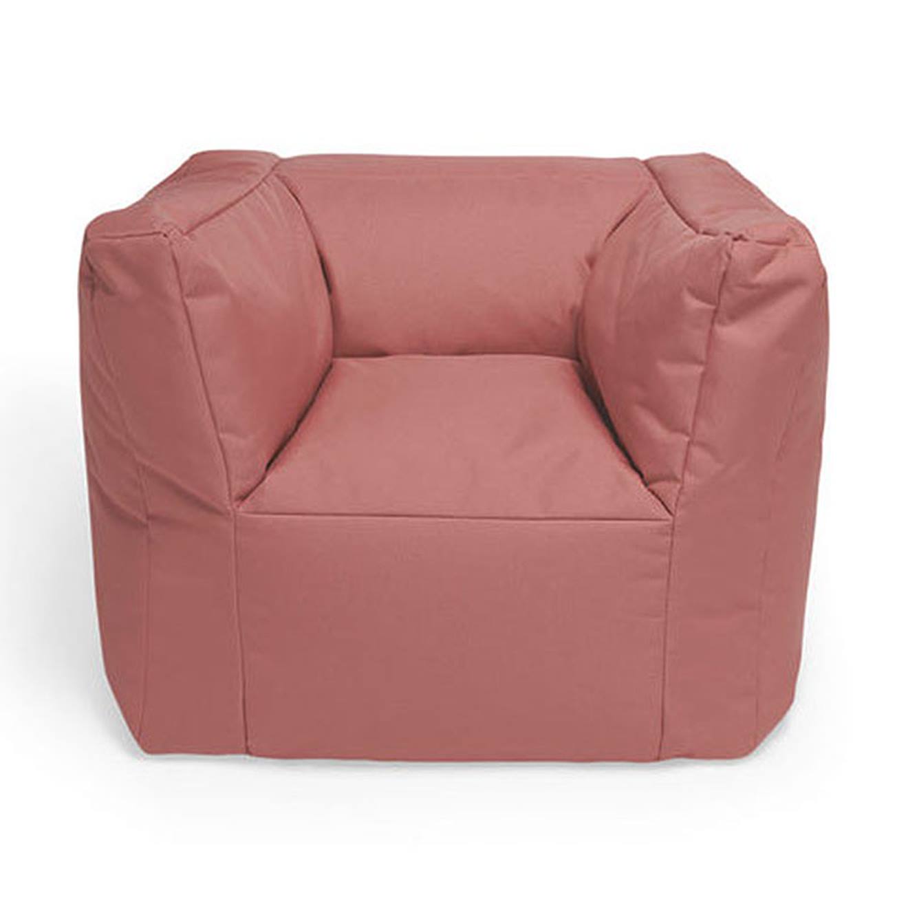Fauteuil Pouf Rose Foncé