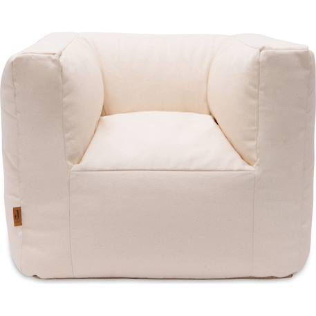 Jollein - Fauteuil Pouf Enfant Beige, Écru