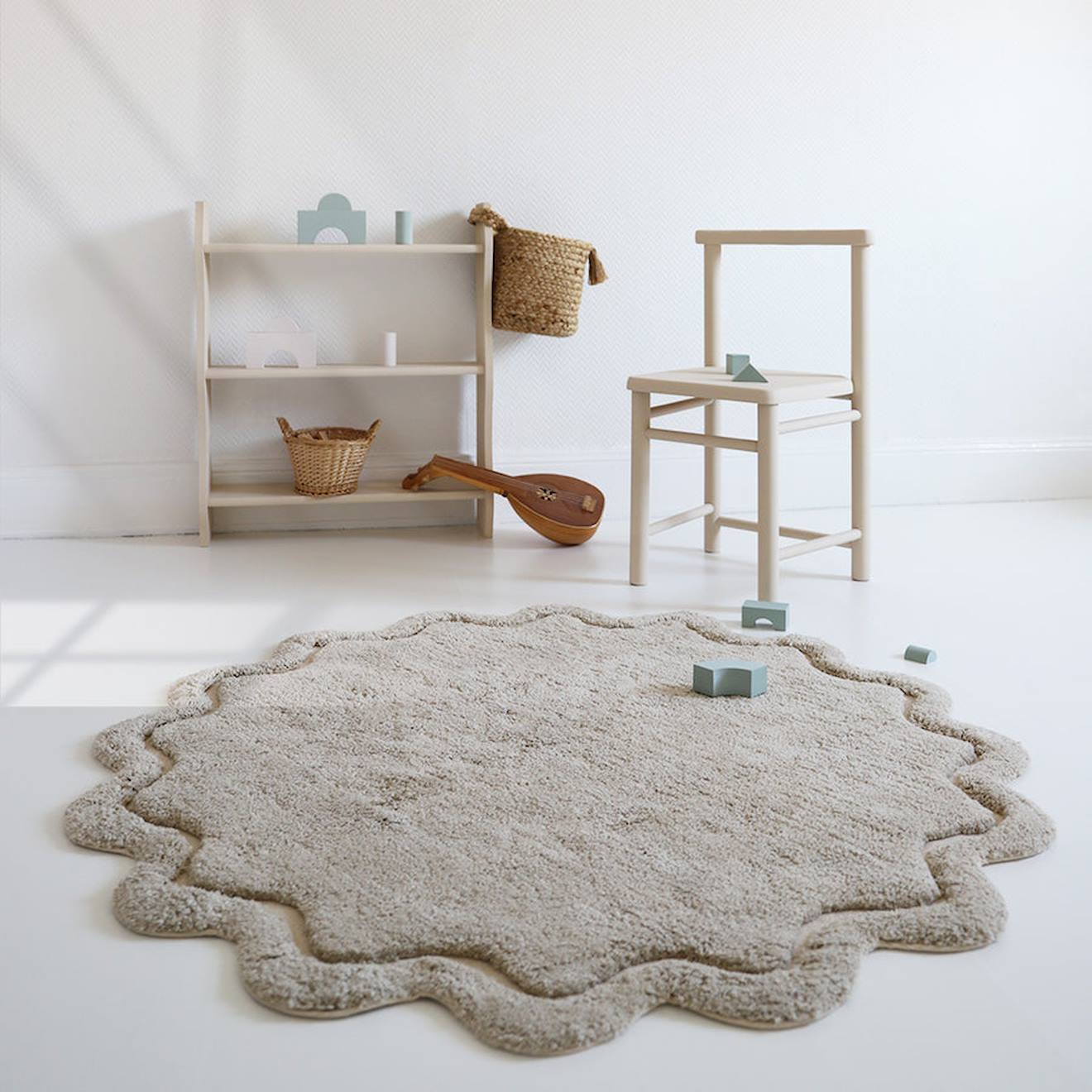 Tapis Enfant Coton Lavable Sweet April Lin