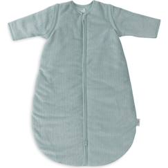 Linge de maison et décoration-Gigoteuse à manches amovibles rib sea green (6-18 mois)