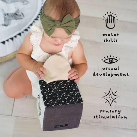 Cube sensoriel animaux Multi-coloured 5 - vertbaudet enfant 