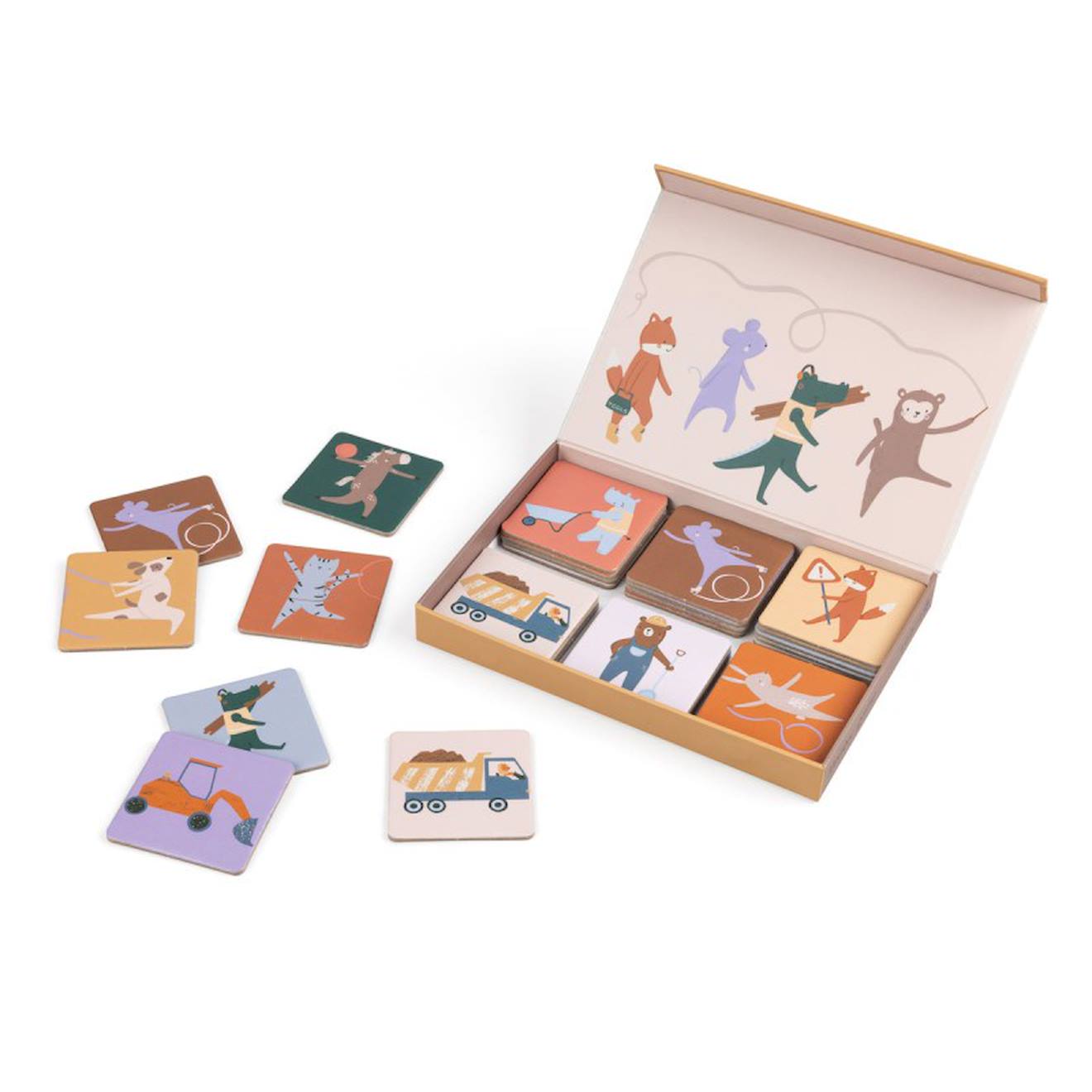 Jeu De Mémoire Toes Builders Sebra Multicolore