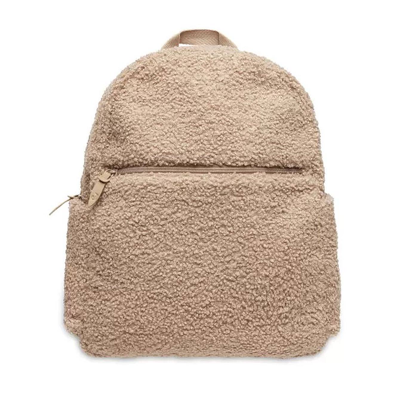 Sac À Dos À Langer Boucle Marron