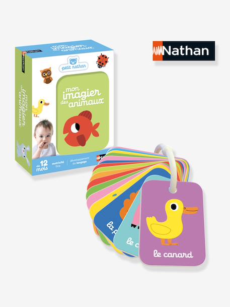 Nathan - Mon imagier des animaux multicolore
