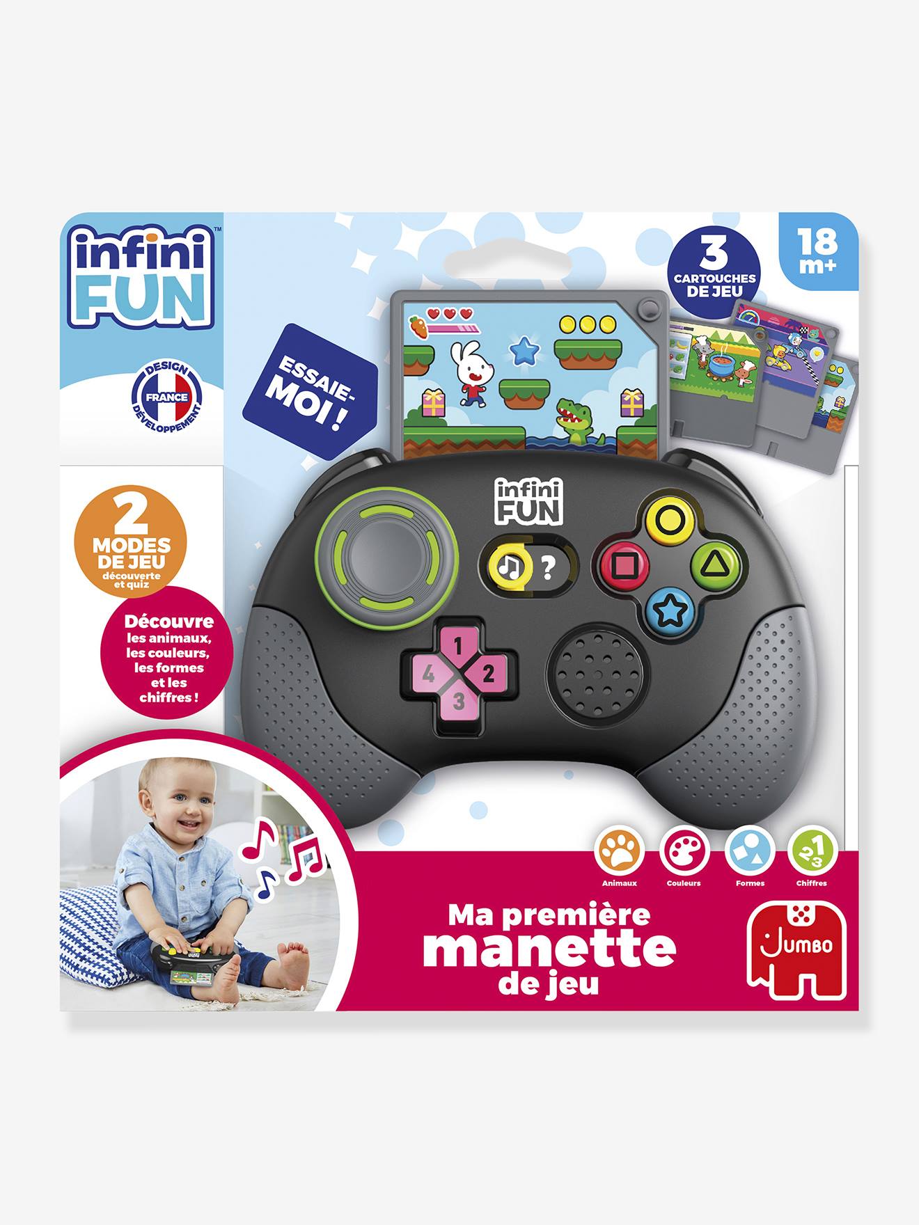 Ma première manette multicolore