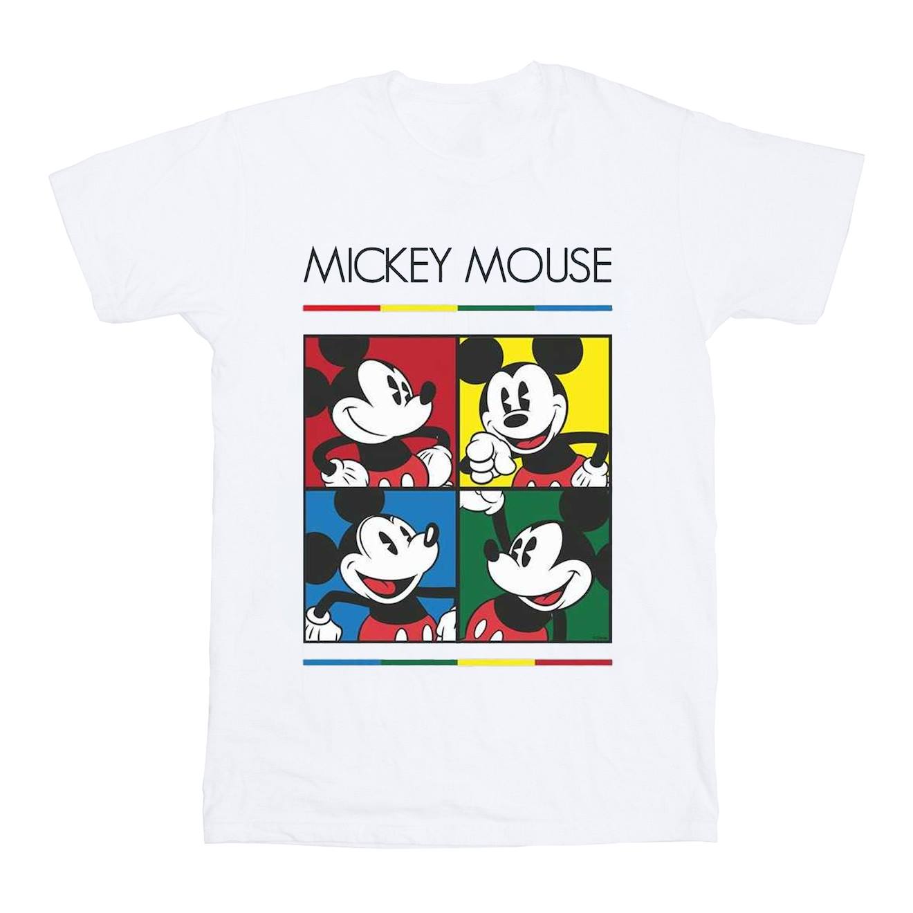 T-shirt Mickey Mouse Coton Disney Blanc