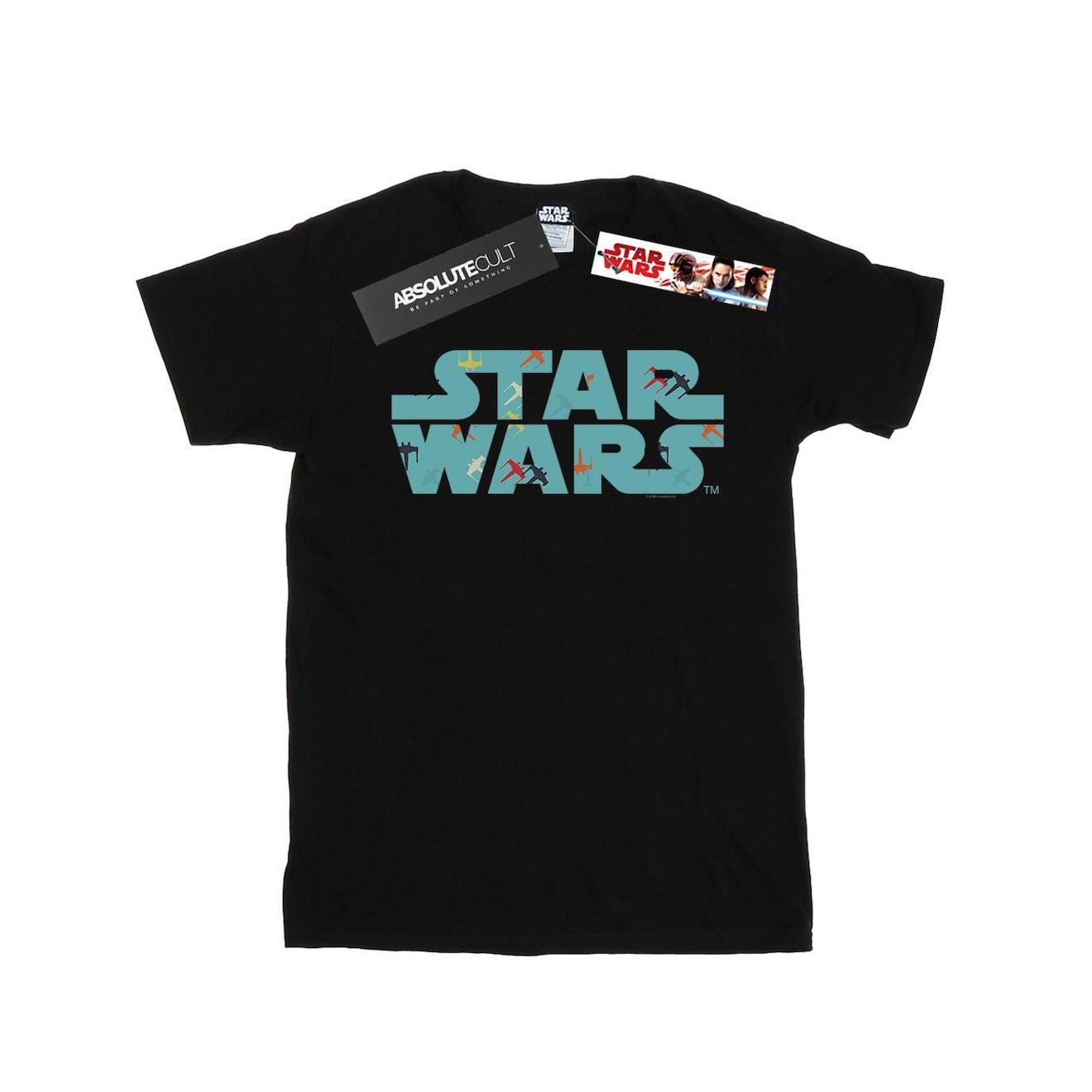 T-shirt X-wing Coton Star Wars Noir