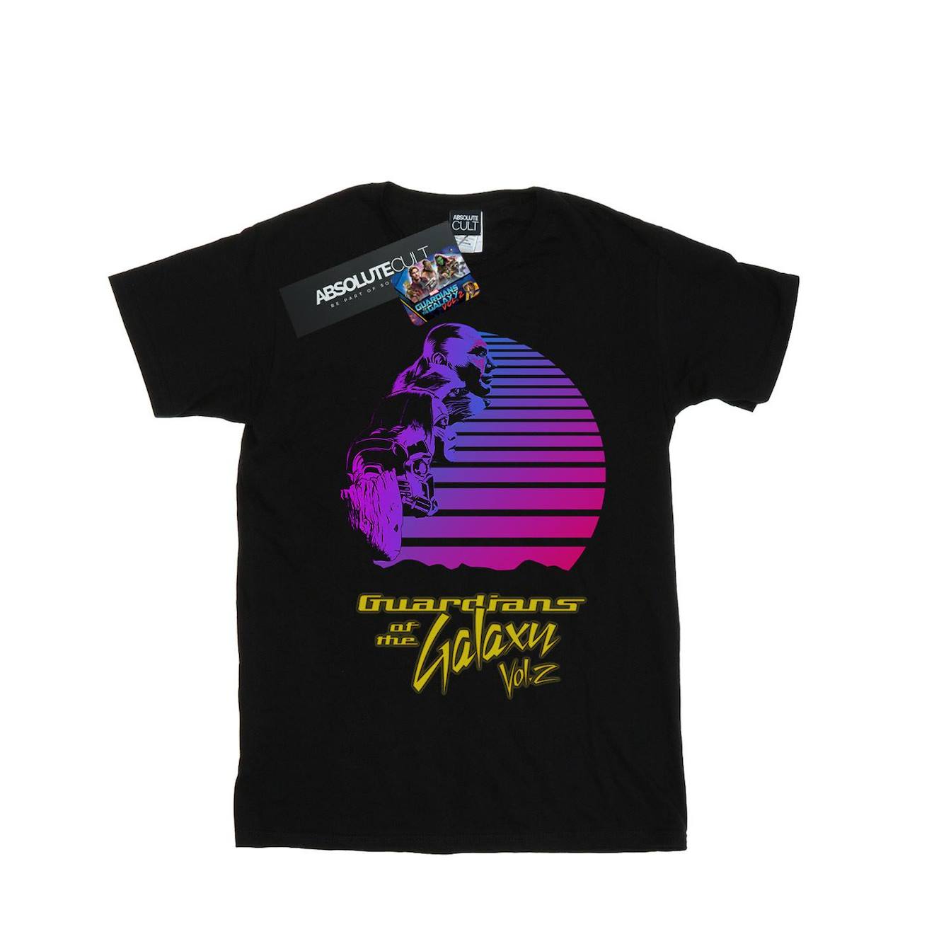 T-shirt Guardians Of The Galaxy Vol. Coton Noir