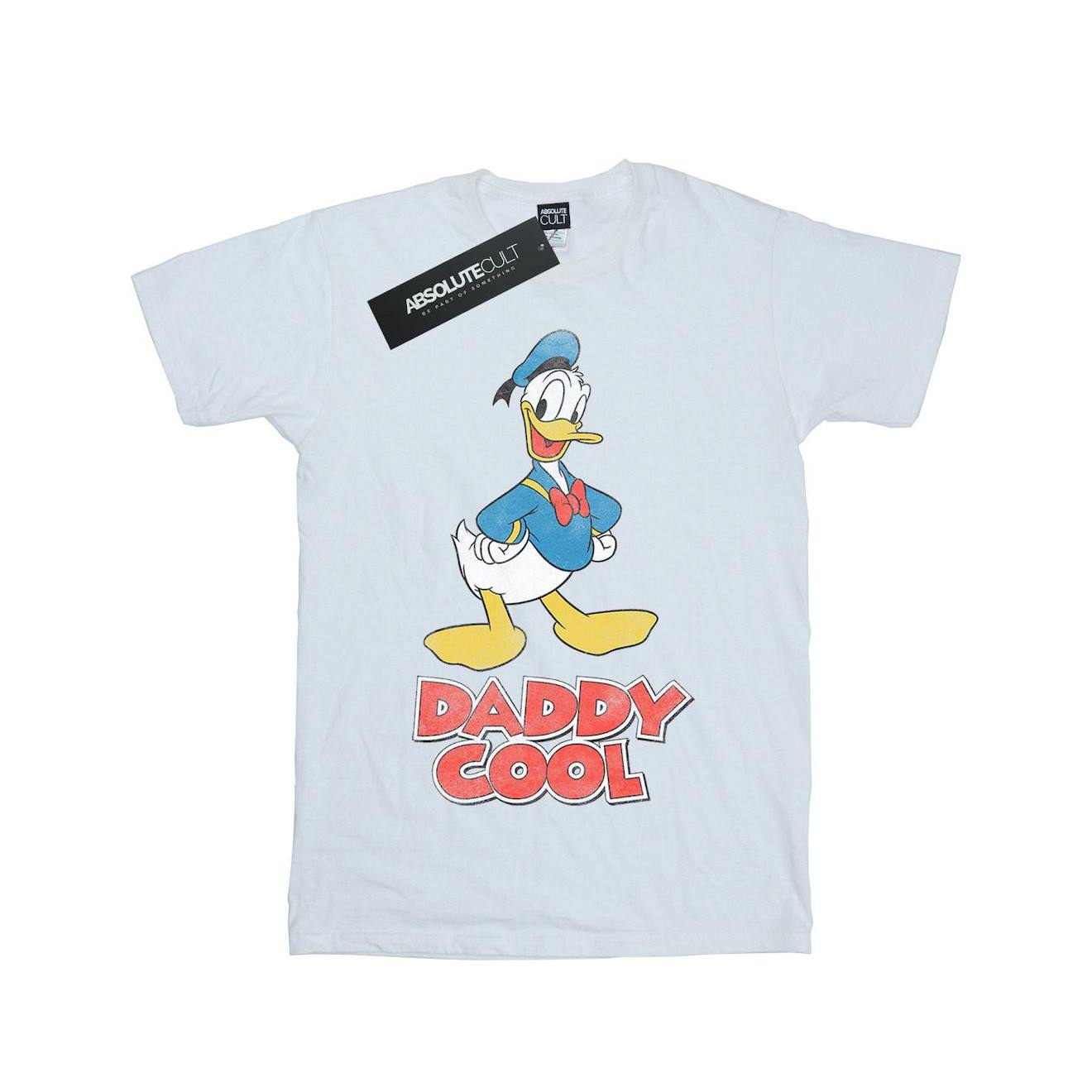 T-shirt Daddy Cool Coton Disney Blanc