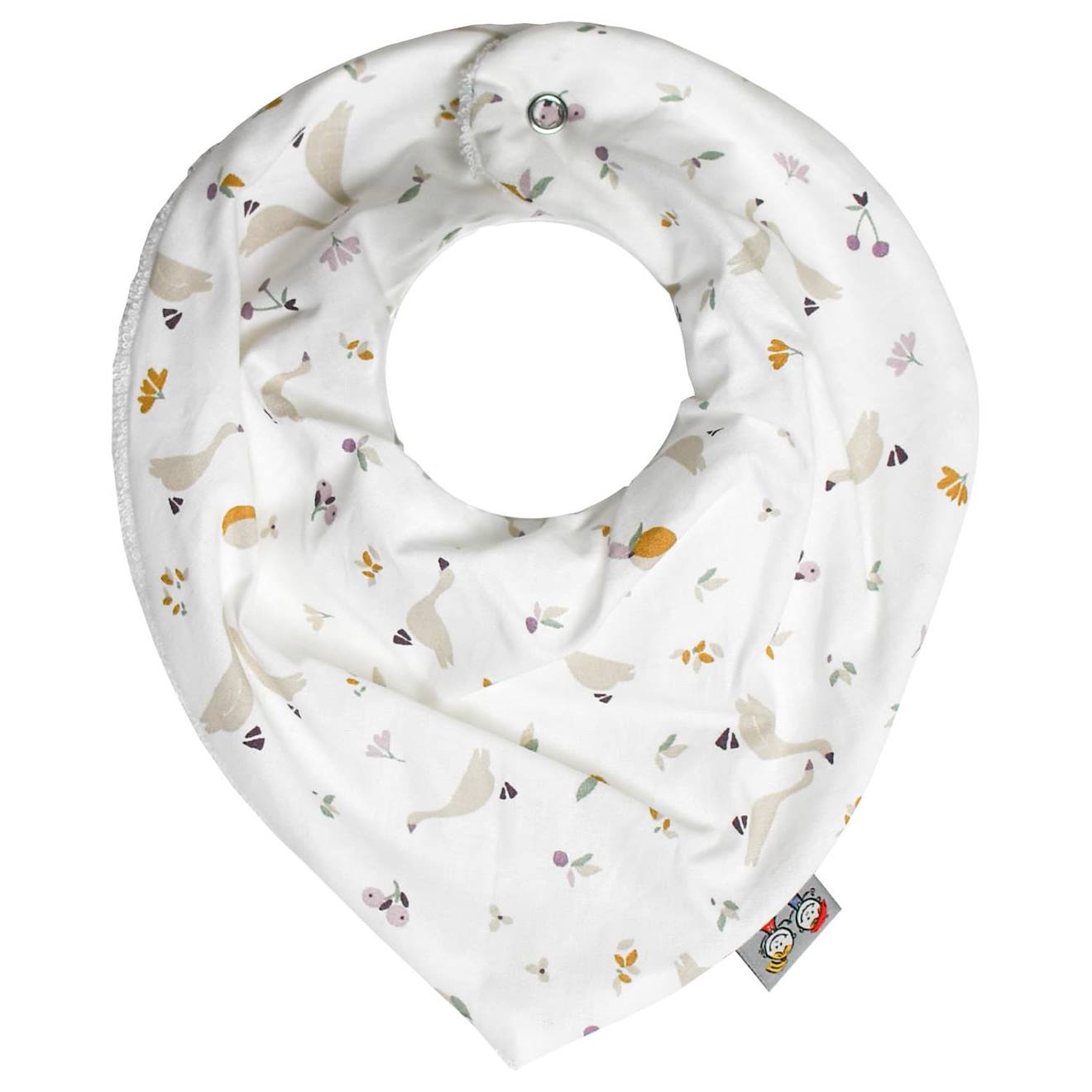 Bavoir Bandana En Coton Sidonia Sidonia, Beige, Écru, Blanc