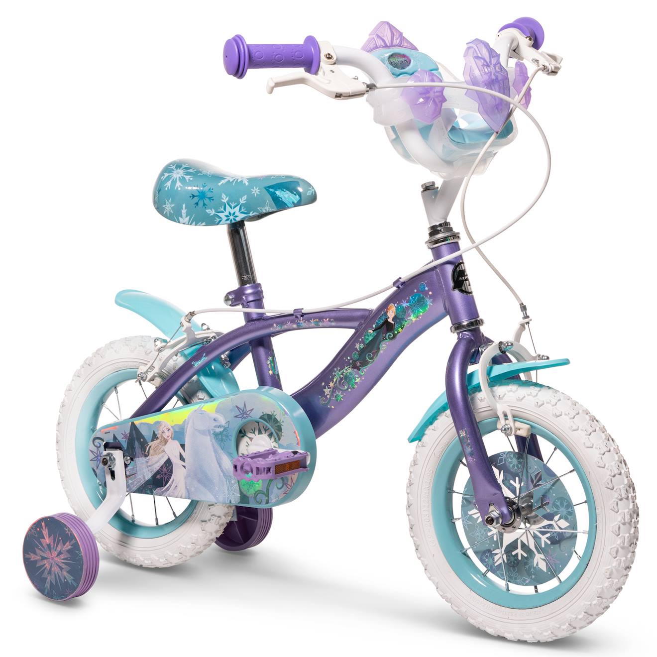 Vélo Enfant Disney Frozen - La Reine Des Neiges 12 Lilas