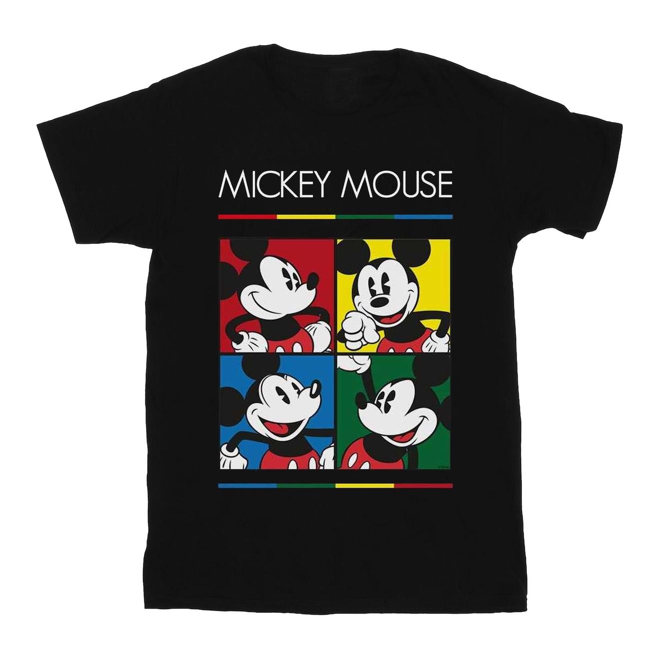 T-shirt Mickey Mouse Coton Disney Noir