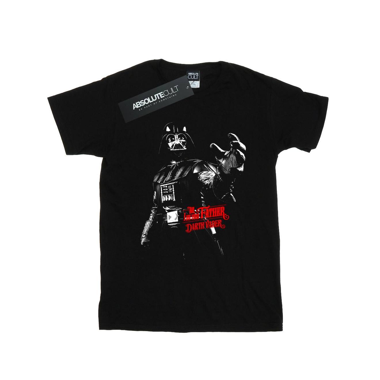 T-shirt Am Your Father Coton Star Wars Noir