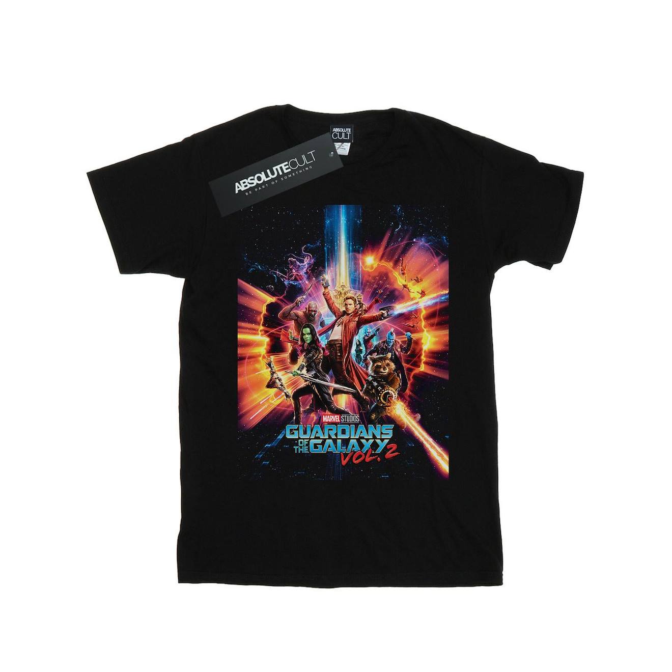T-shirt Guardians Of The Galaxy Vol. Coton Guardians Of The Galaxy Vol. 2 Noir
