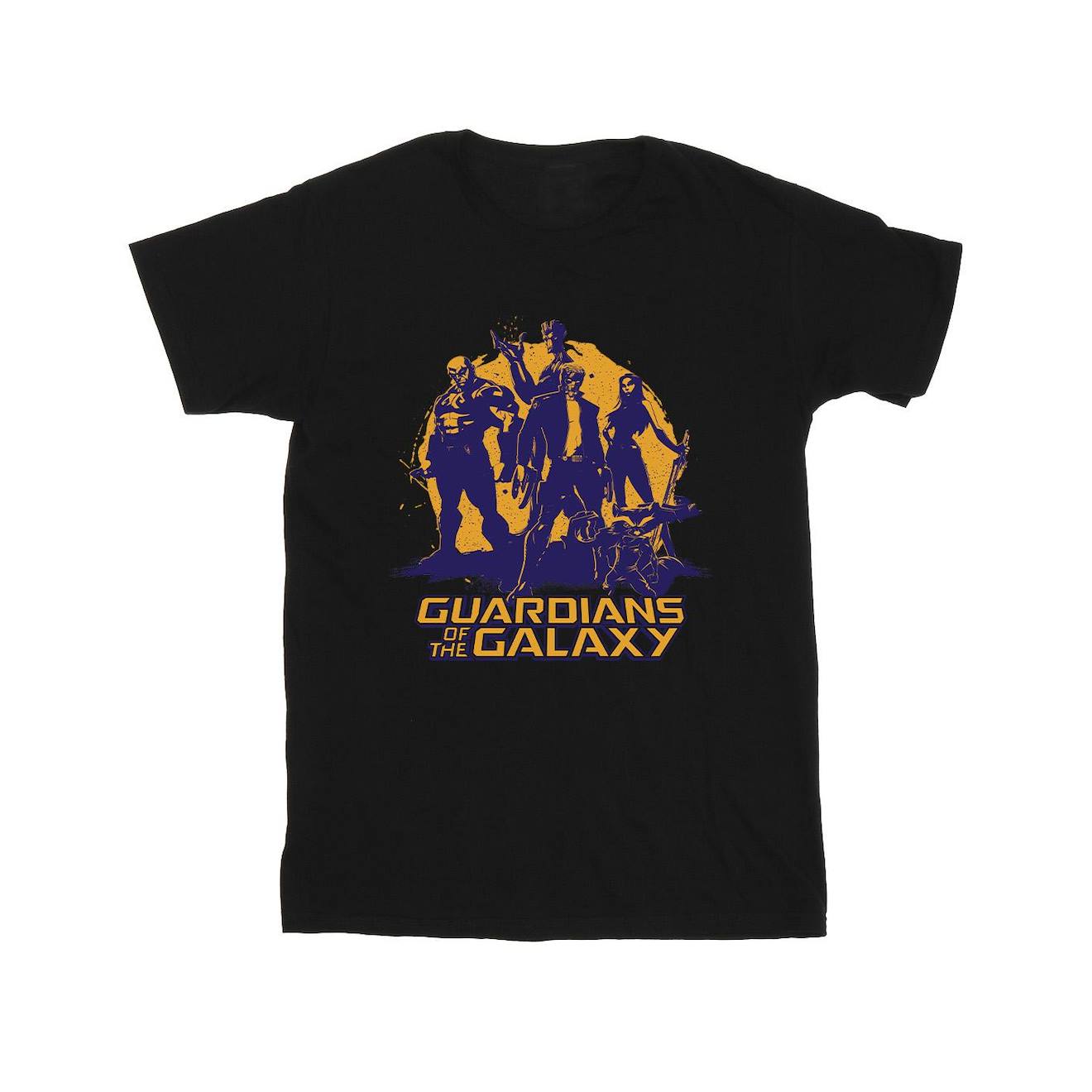T-shirt Coton Sunset Guardians Noir