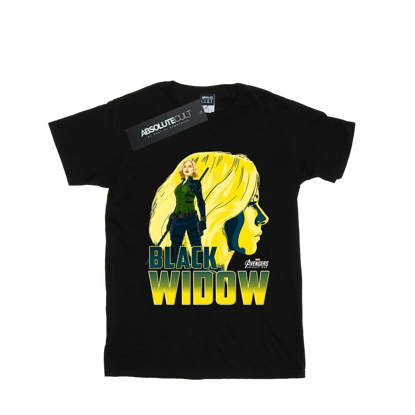 T-shirt Coton Avengers Infinity War Noir