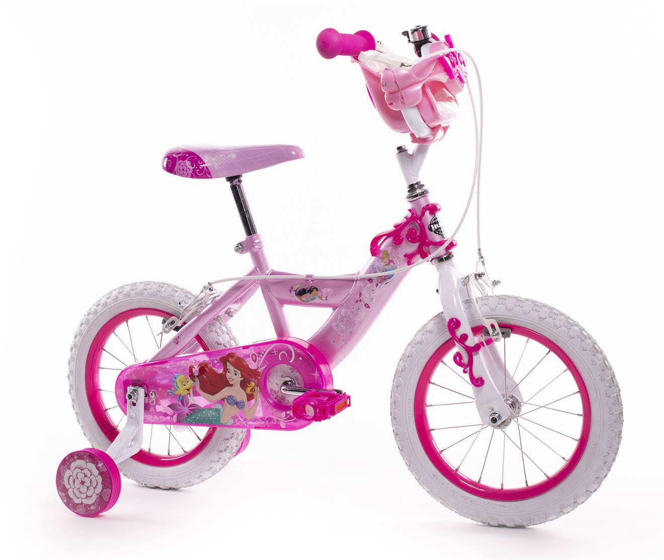 Vélo Enfant Disney Princess 14 Rose-blanc