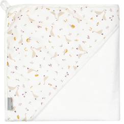 -Grande cape de bain en coton et bambou sidonia