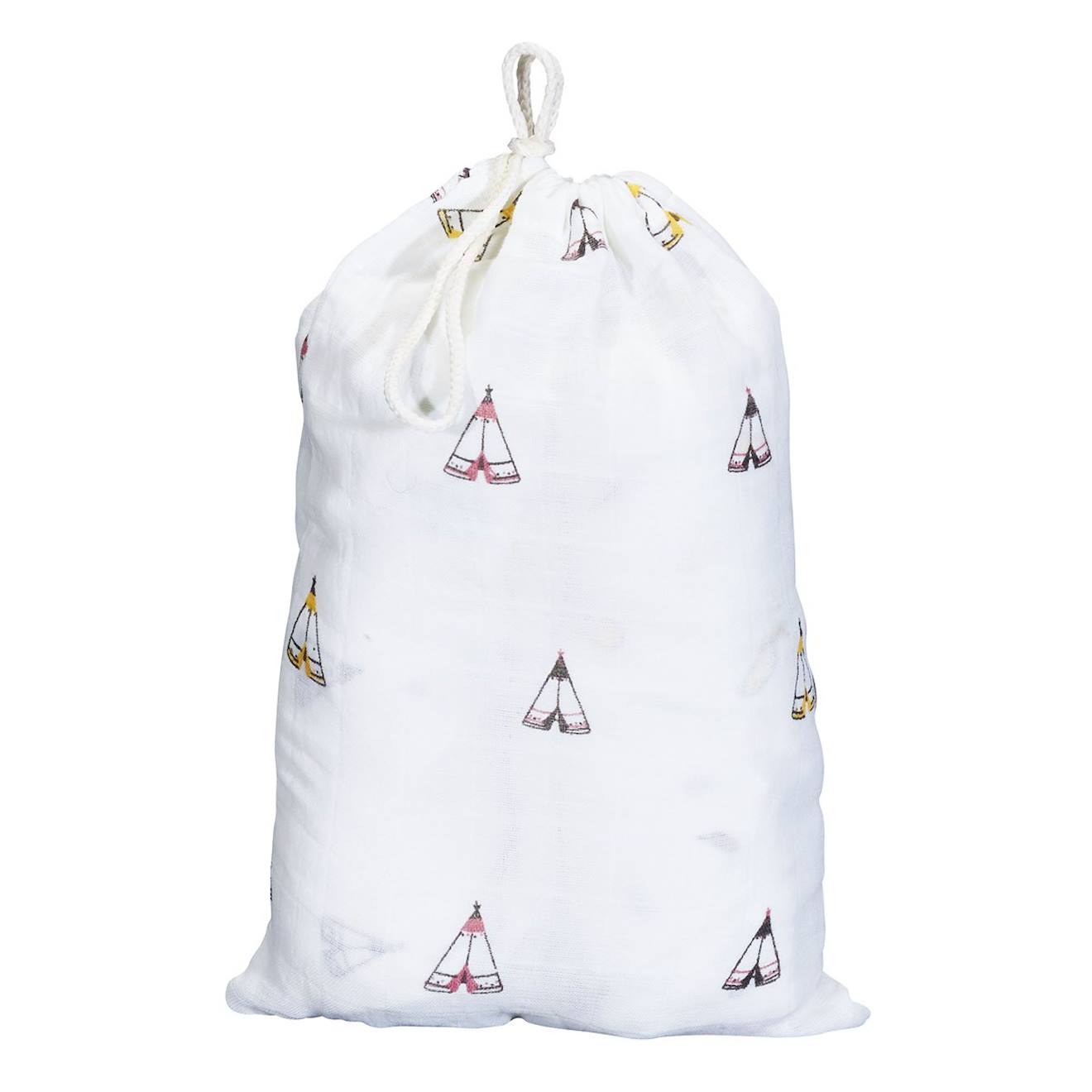 Lot De 2 Draps Housse En Coton Bio Blanc Imprimé