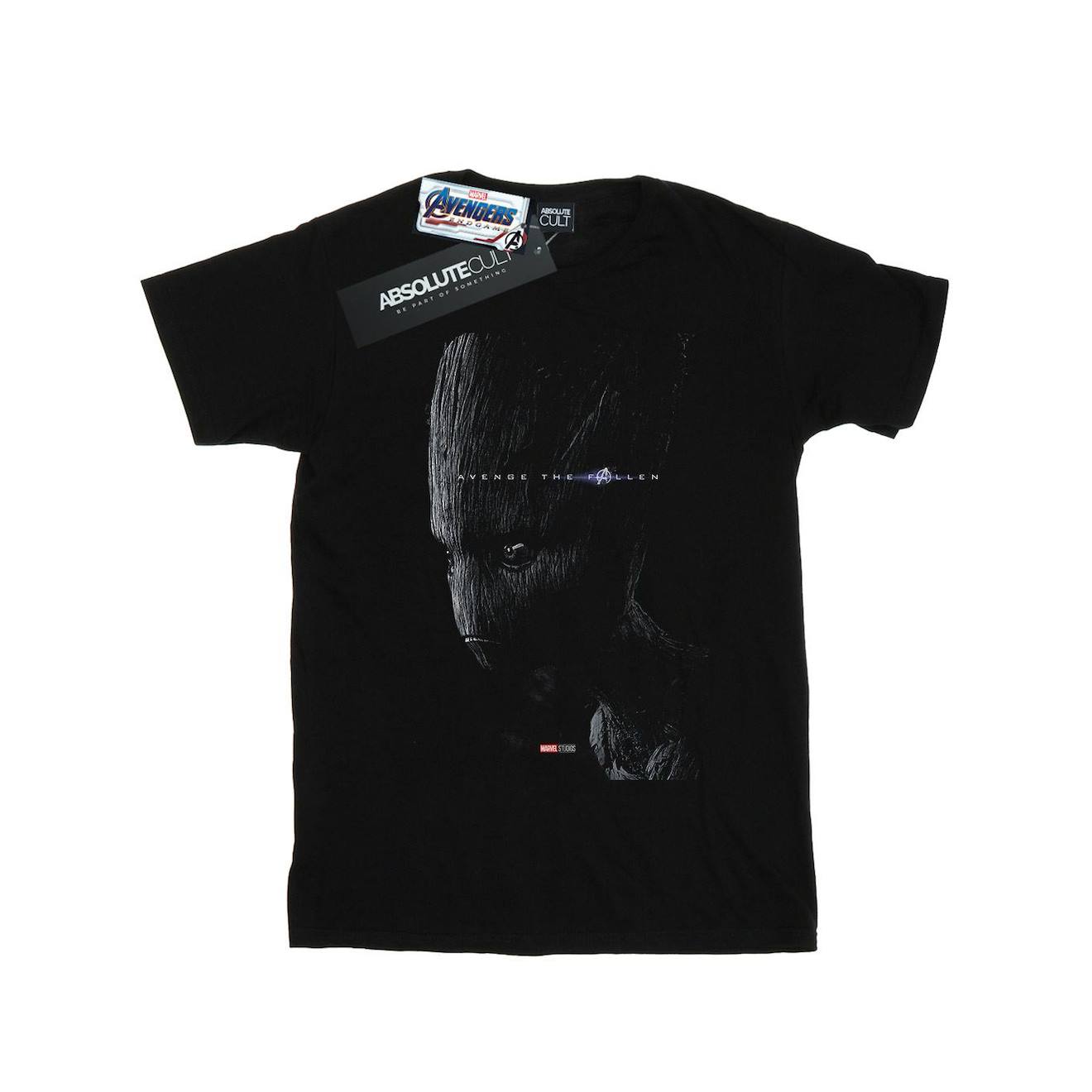 T-shirt Coton Avengers Endgame Avenge The Fallen Noir