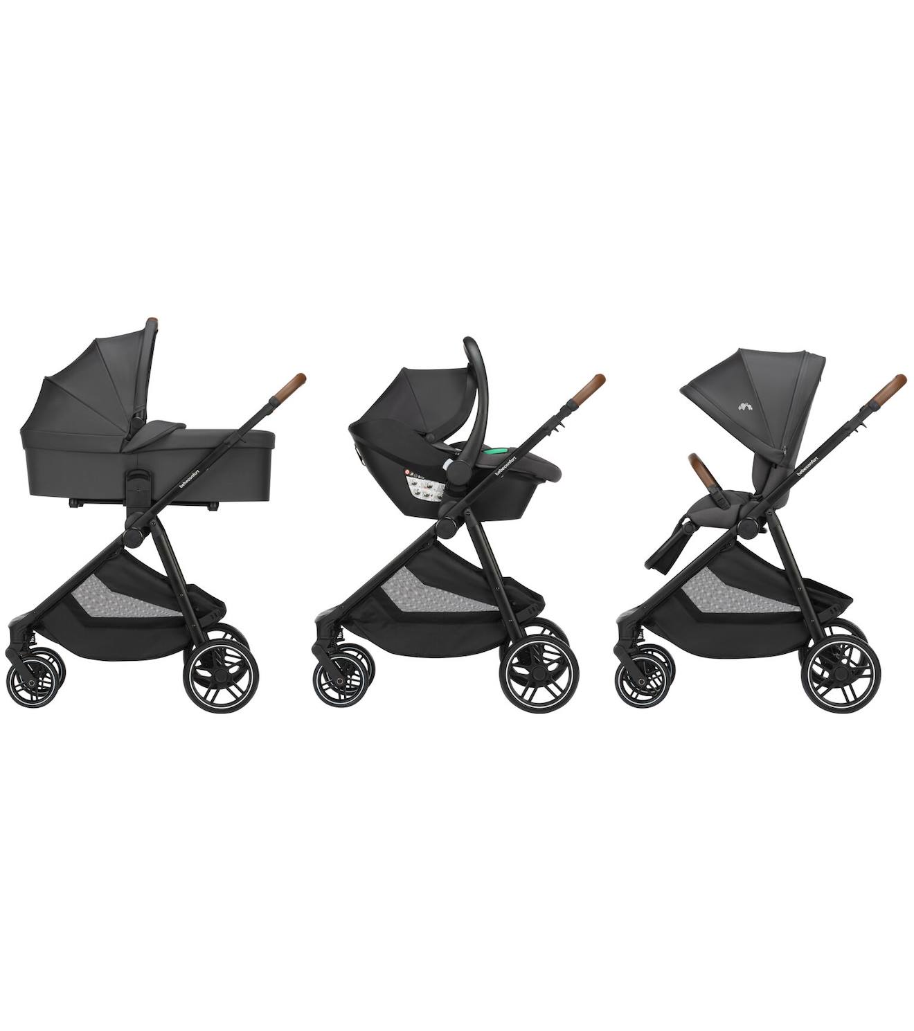 Pack Poussette Trio Luvia Mineral Graphite (Bébé Confort) - Image 1