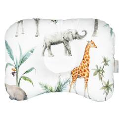 Puériculture-Coussin cale-tête ergonomique en coton safari