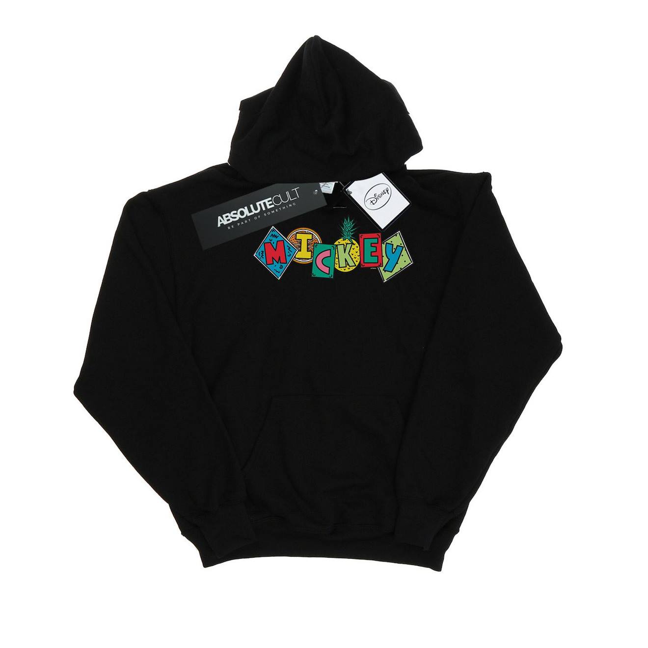 Sweat À Capuche Coton Disney Noir