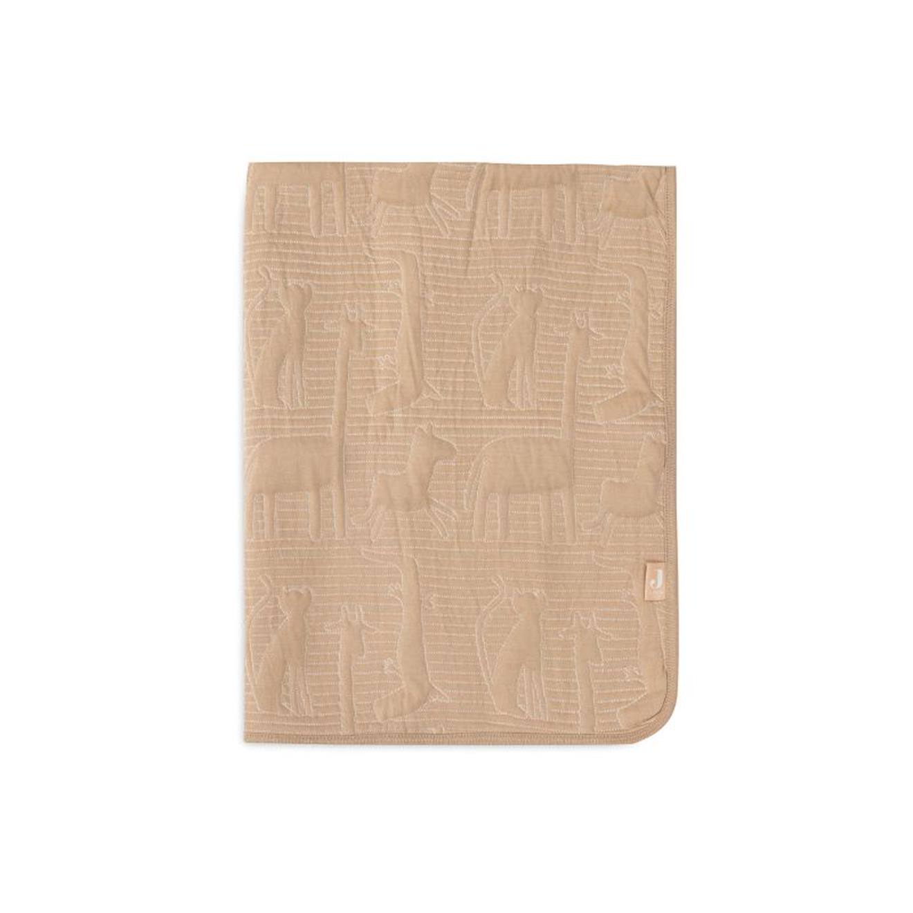 Couverture Berceau En Coton Marron