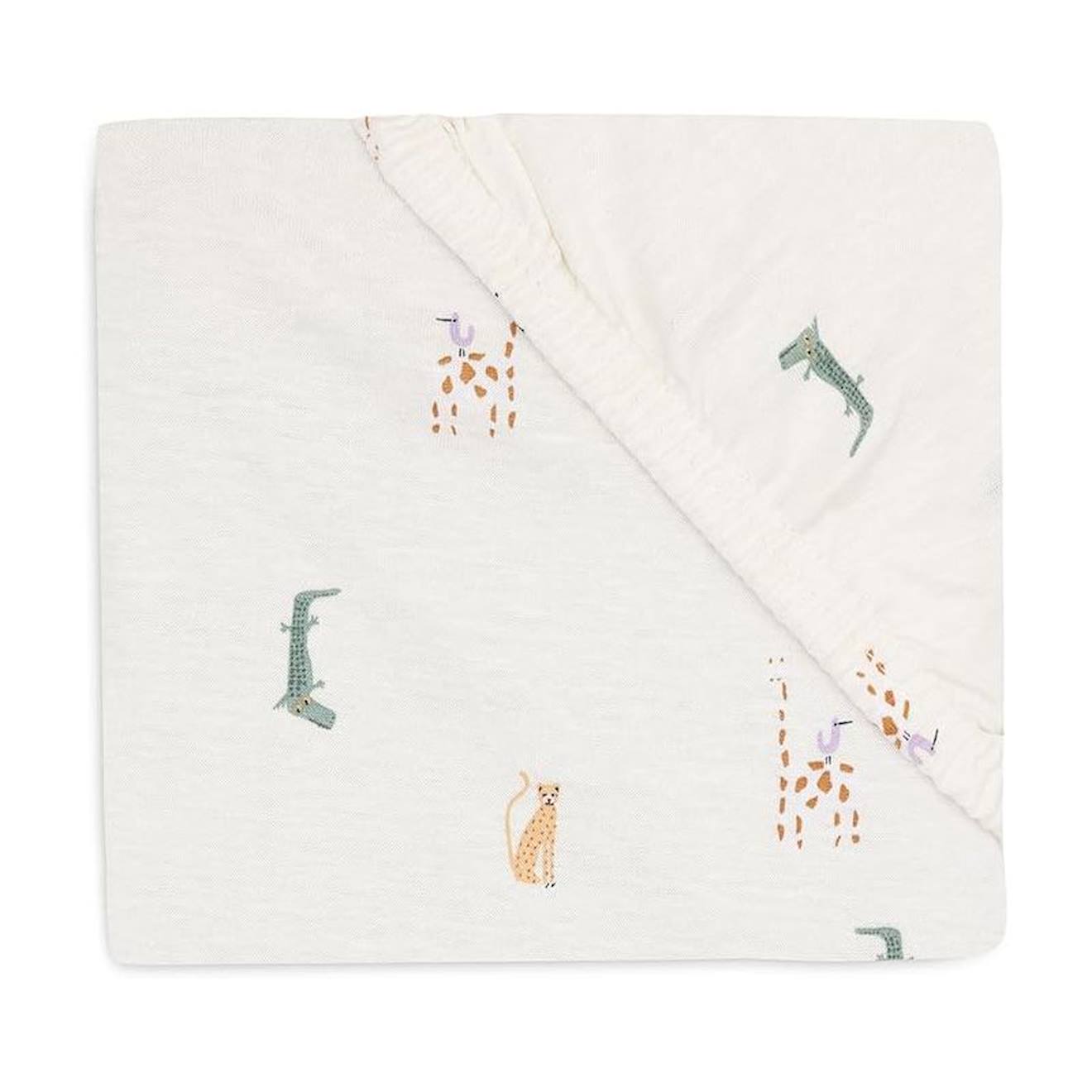 Drap Housse Jersey En Coton Beige
