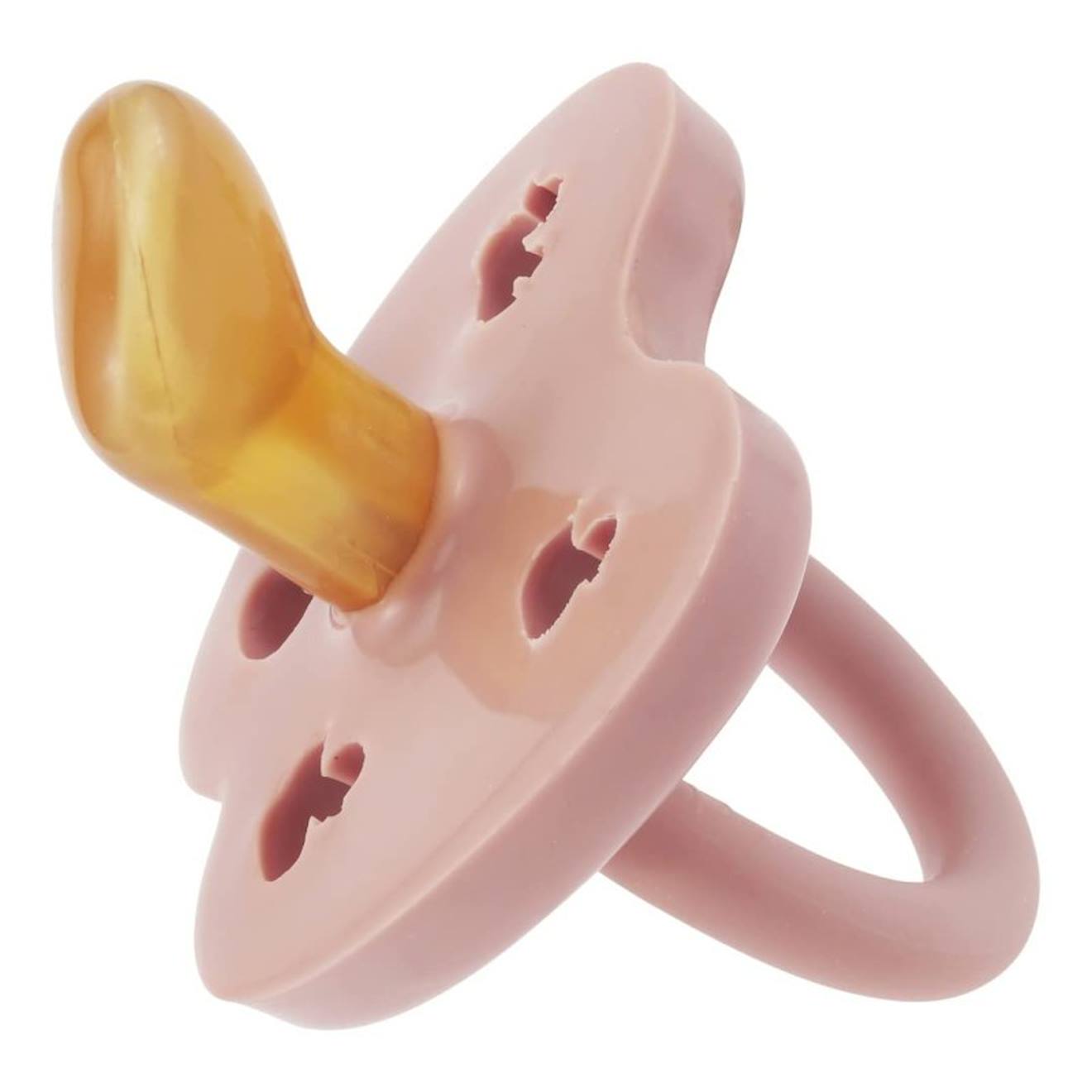 Tétine Physiologique Caoutchouc Naturel 0+ Mois Rose