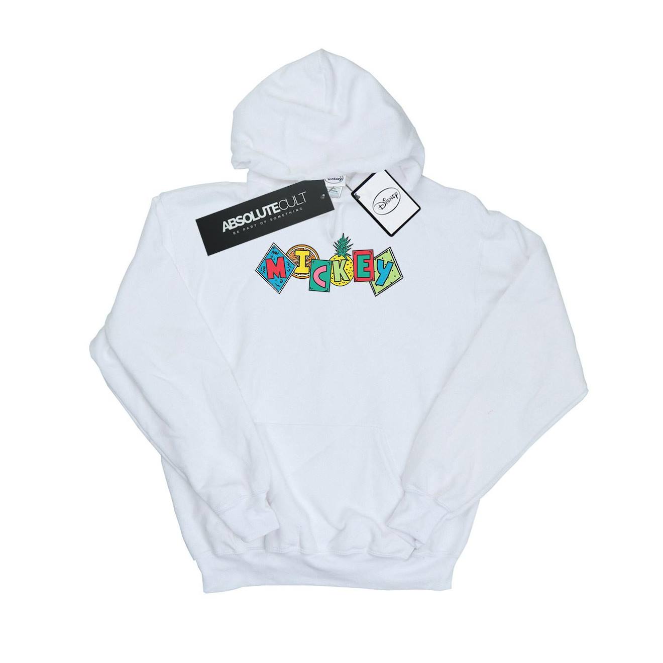Sweat À Capuche Coton Disney Blanc
