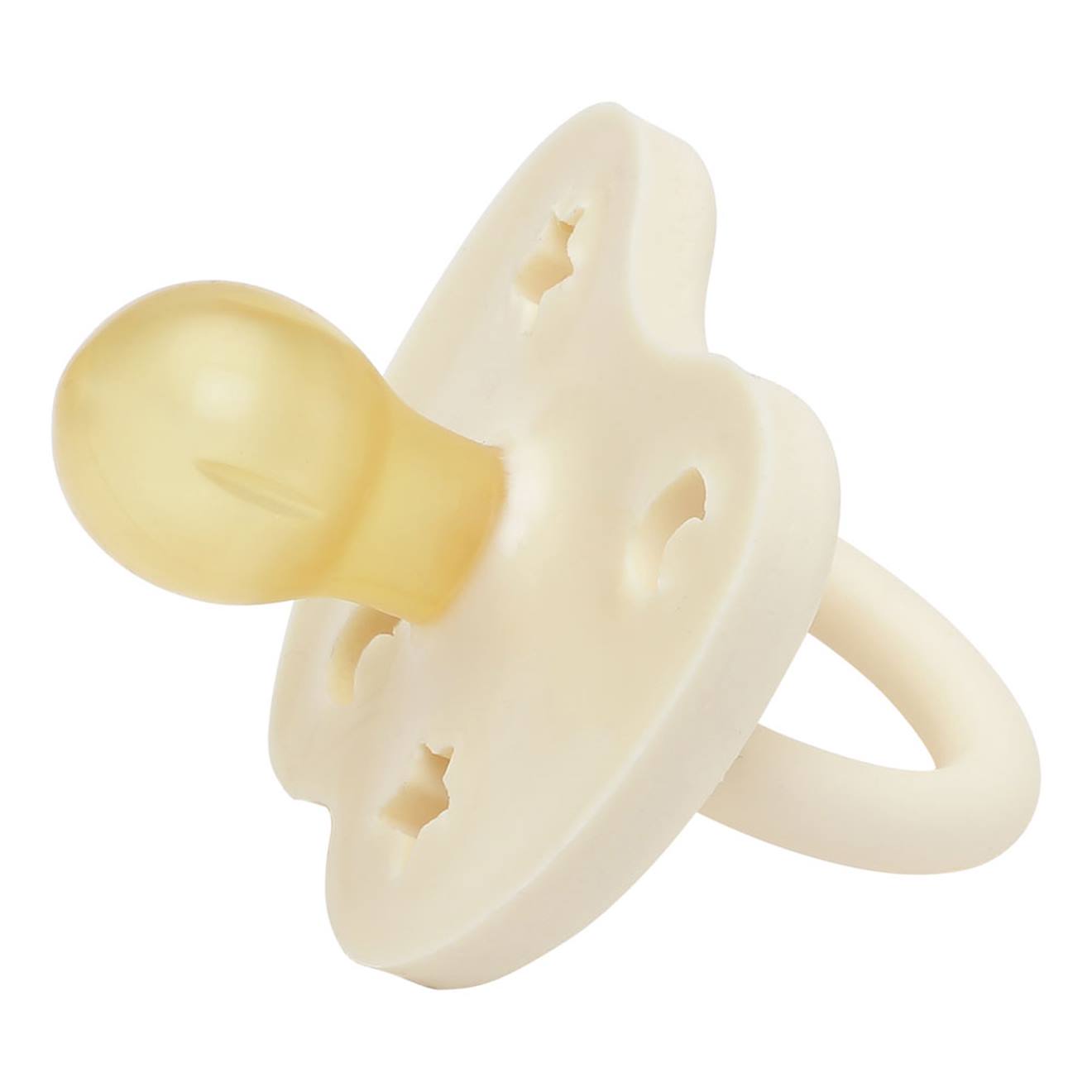 Tétine Ronde Milky White 0-3 Mois Beige